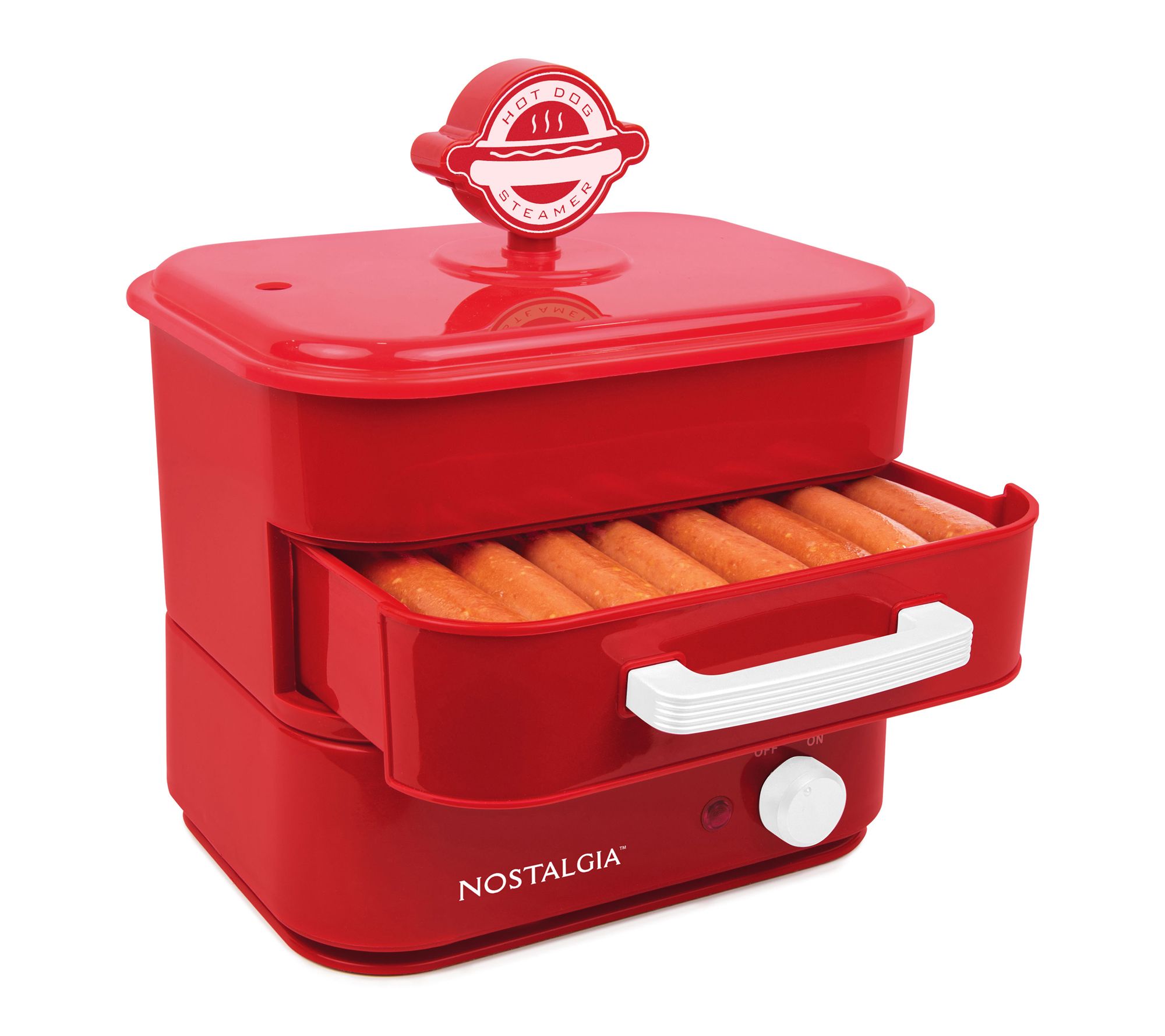 Nostalgia Hot Dog Steamer and Bun Warmer