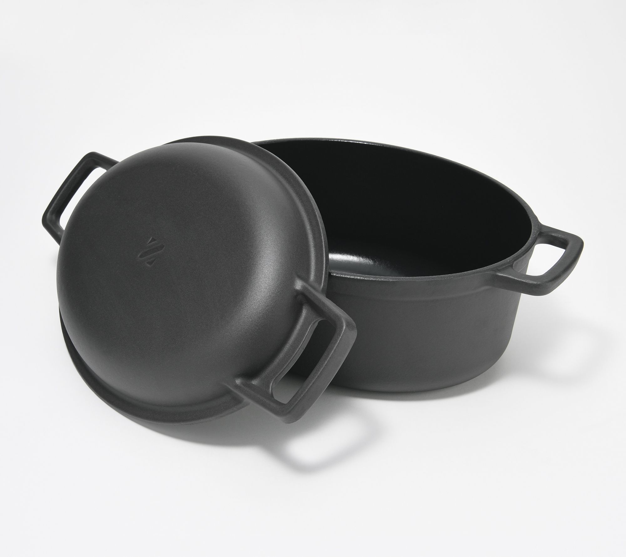 Geoffrey Zakarian S/2 Cast Iron Non-Stick Mini Baking Pans, Oval