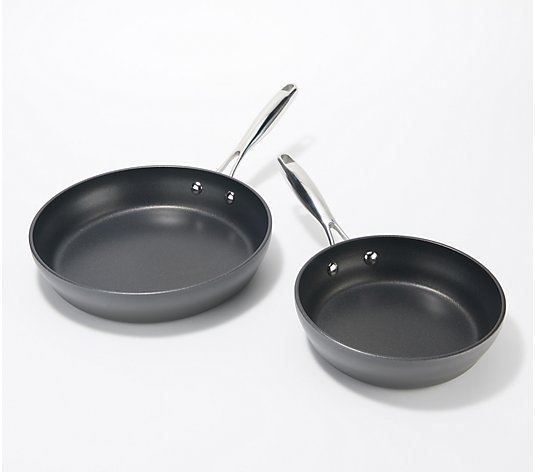 Cook's Essentials Hard Anodized 8" and 10" Skillet Set