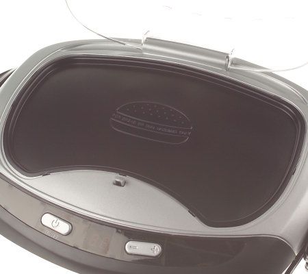 George Foreman 60 sq. in. Platinum Removable Plate Grill and