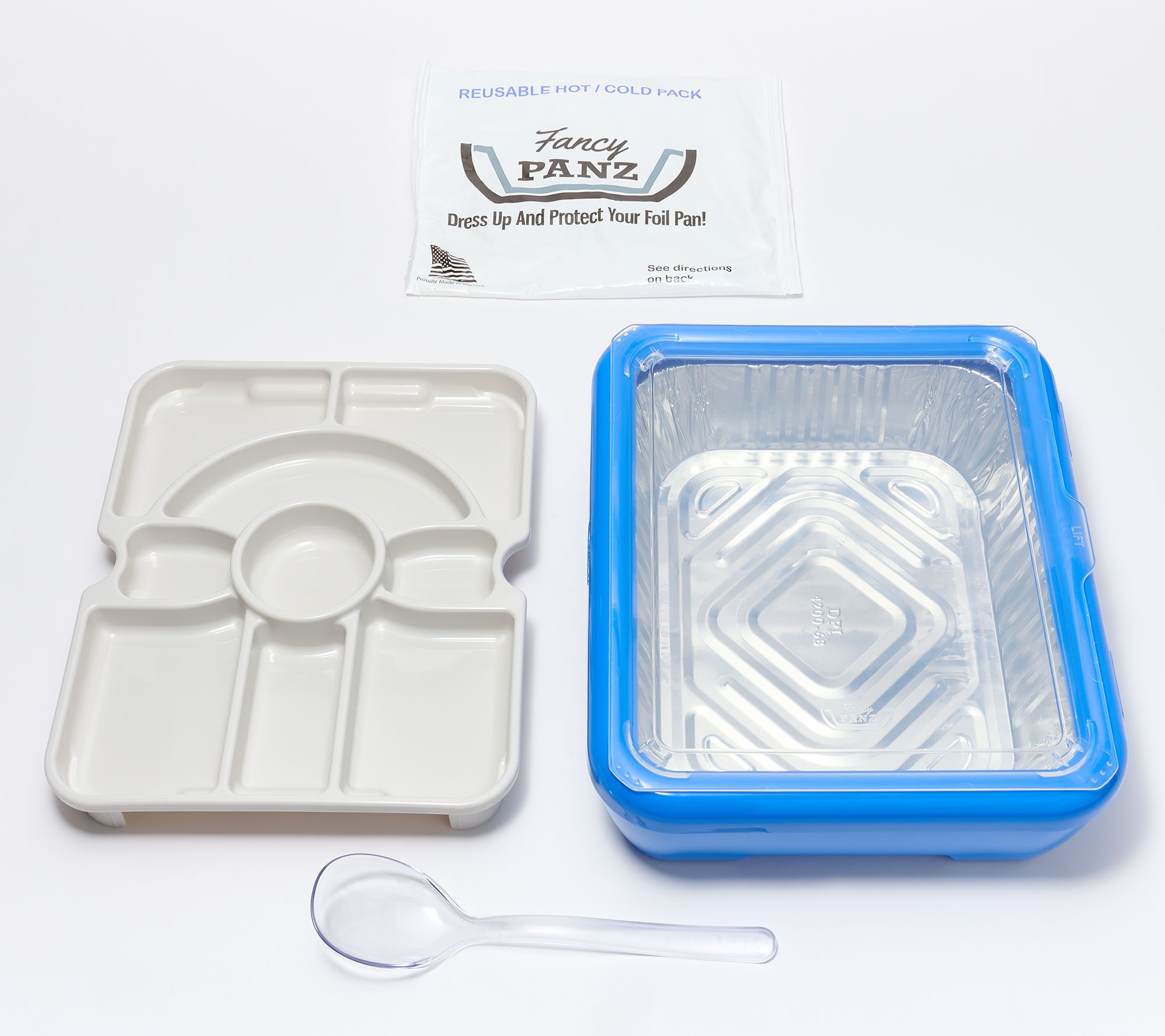 Fancy Panz Premium Tray w/ Foil Pan & Charcuterie Insert