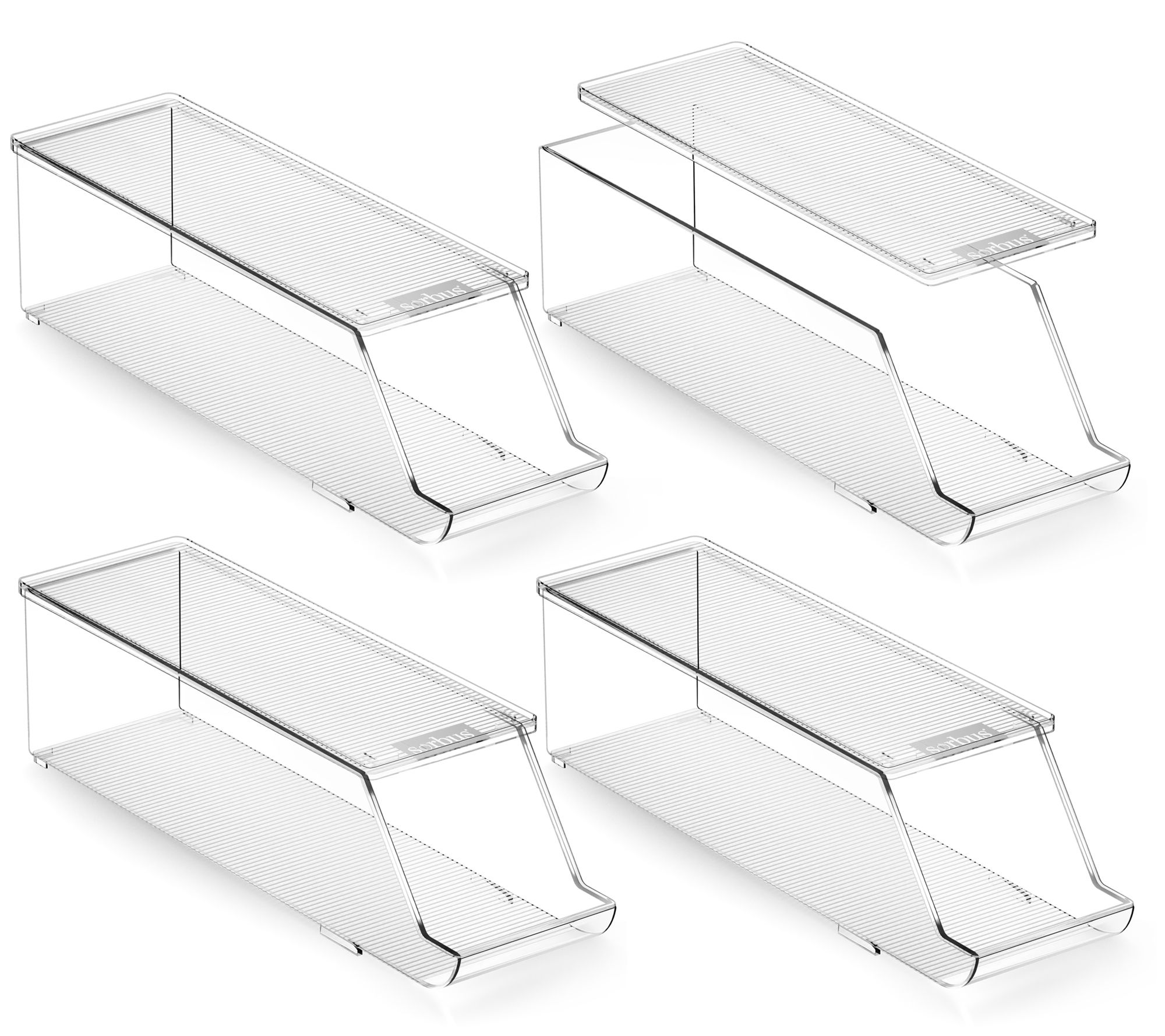 Sorbus Soda Can Organizer for Refrigerator 4 Pack