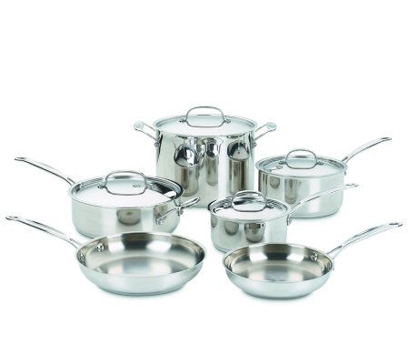 Cuisinart 10-piece Chef's Classic Stainless Cookware Set 