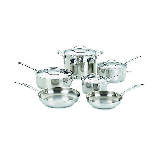 Cuisinart 10-piece Chef's Classic Stainless Cookware Set