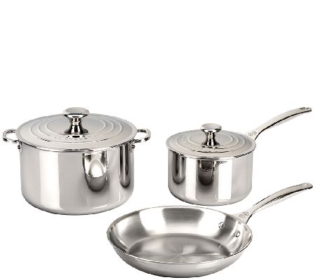 Le Creuset Stainless Steel 5-Piece Cookware Set