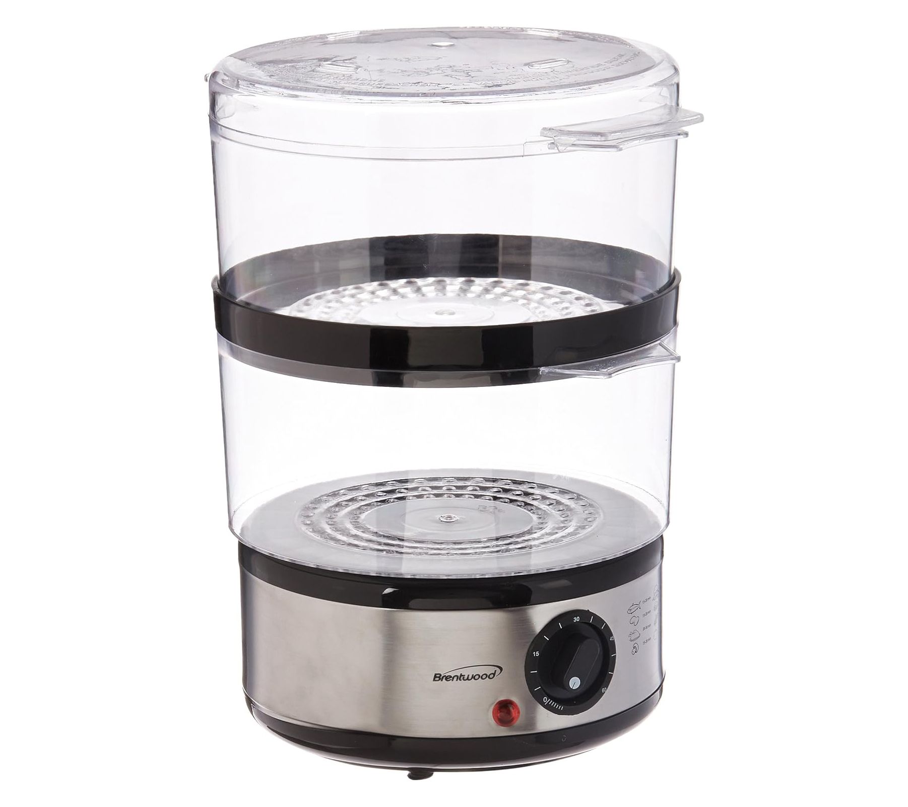 Brentwood 2-Tier Stainless Steel Food Steamer