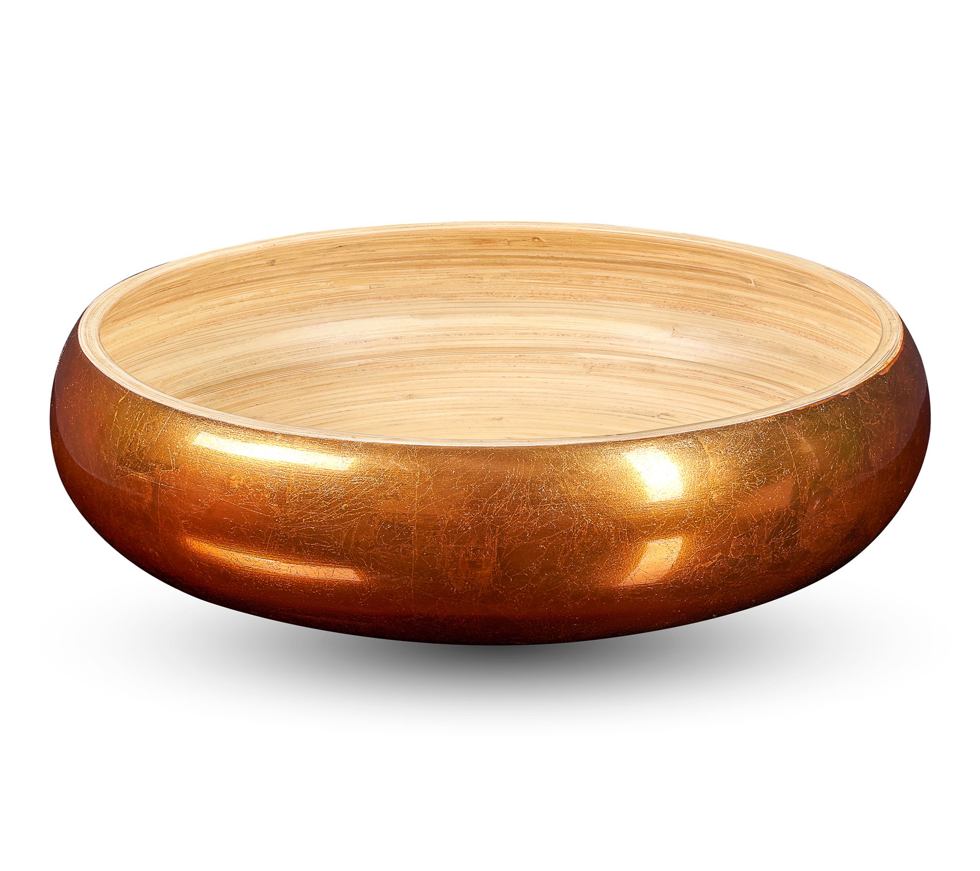 Lexa Bamboo Fruit Bowl, 12 Inch