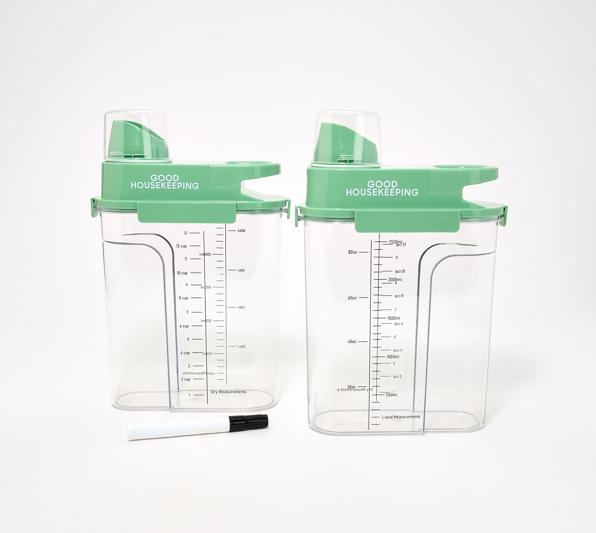 Good Housekeeping Set of (2) 2.6-qt Storage Containers