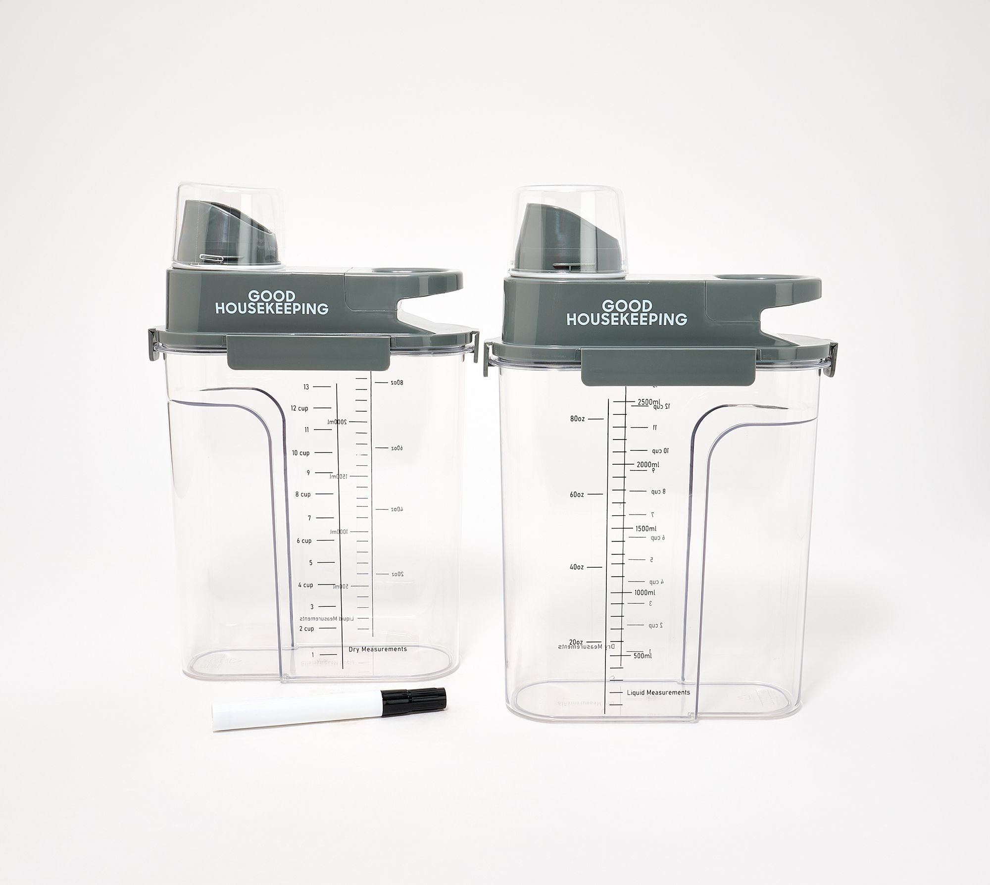 Good Housekeeping Set of (2) 2.6-qt Storage Containers