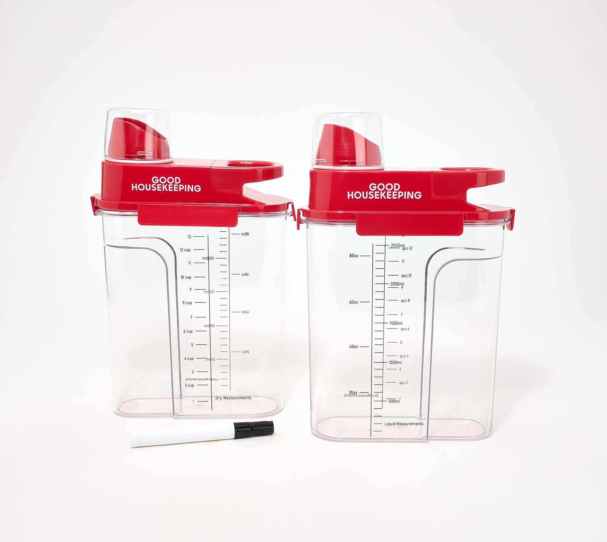Good Housekeeping Set of (2) 2.6-qt Storage Containers
