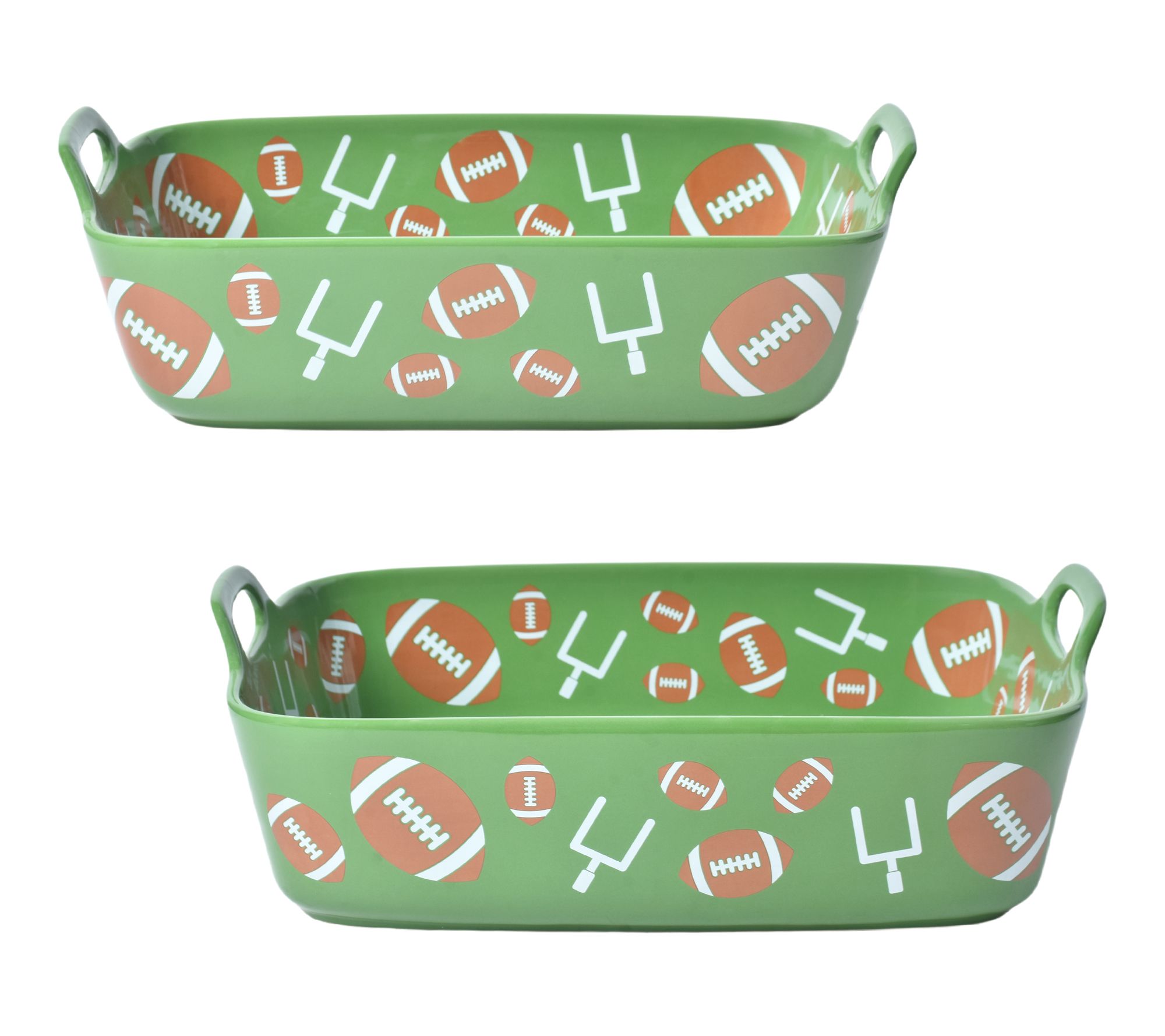 "As Is" Temp-tations Set of (2) 11"x7" & 13"x9" Nesting Bakers