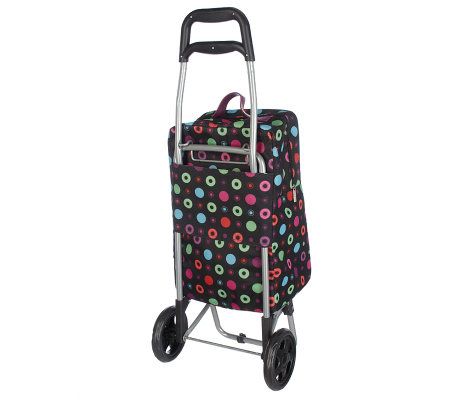 Sachi Insulated Trolley Shopping Cart - QVC.com