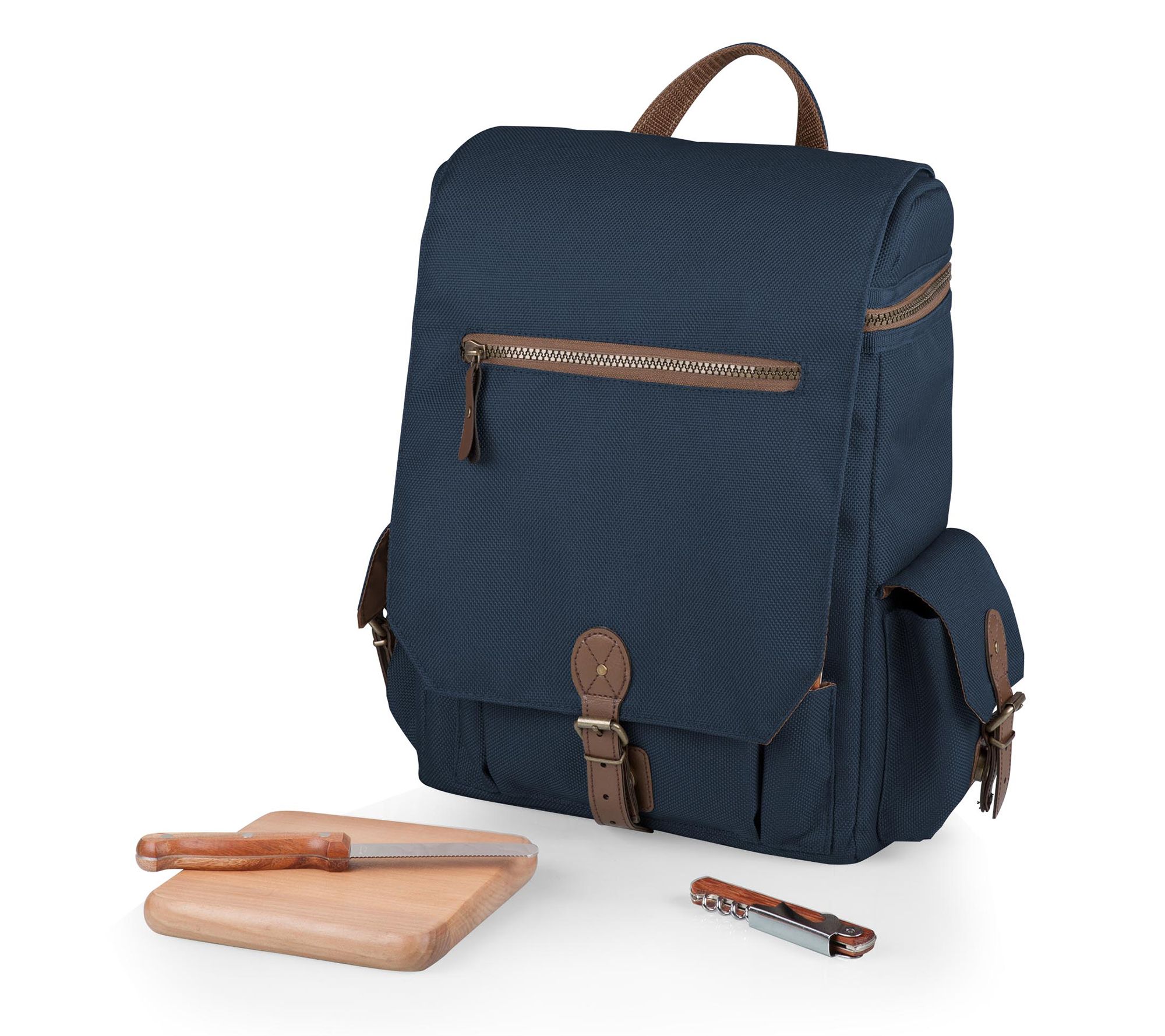 Picnic Time Moreno 3-Bottle Wine & Cheese Tote