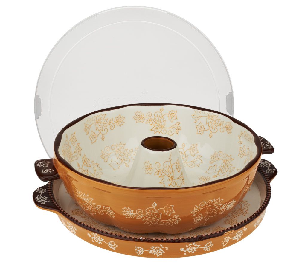 Petromax Ring Cake Pan with Tarte Case Lid, mulitcolor