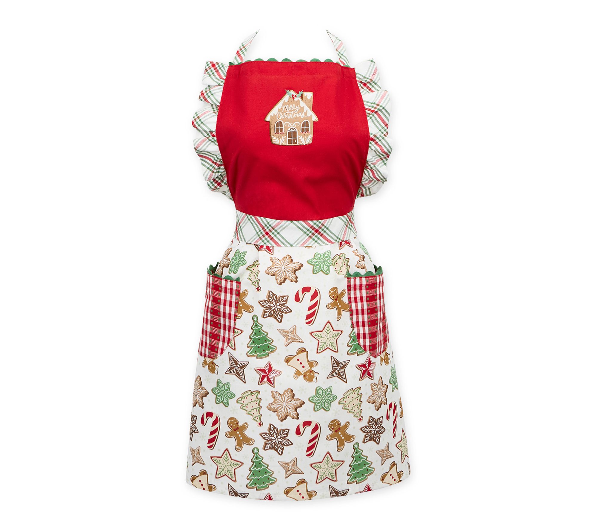 Design Imports Gingerbread House Embellished Apron
