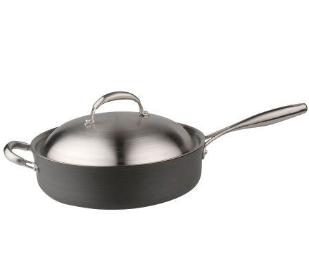 Gourmet by Bergner - 5 Quart Stainless Steel Saute Pan 