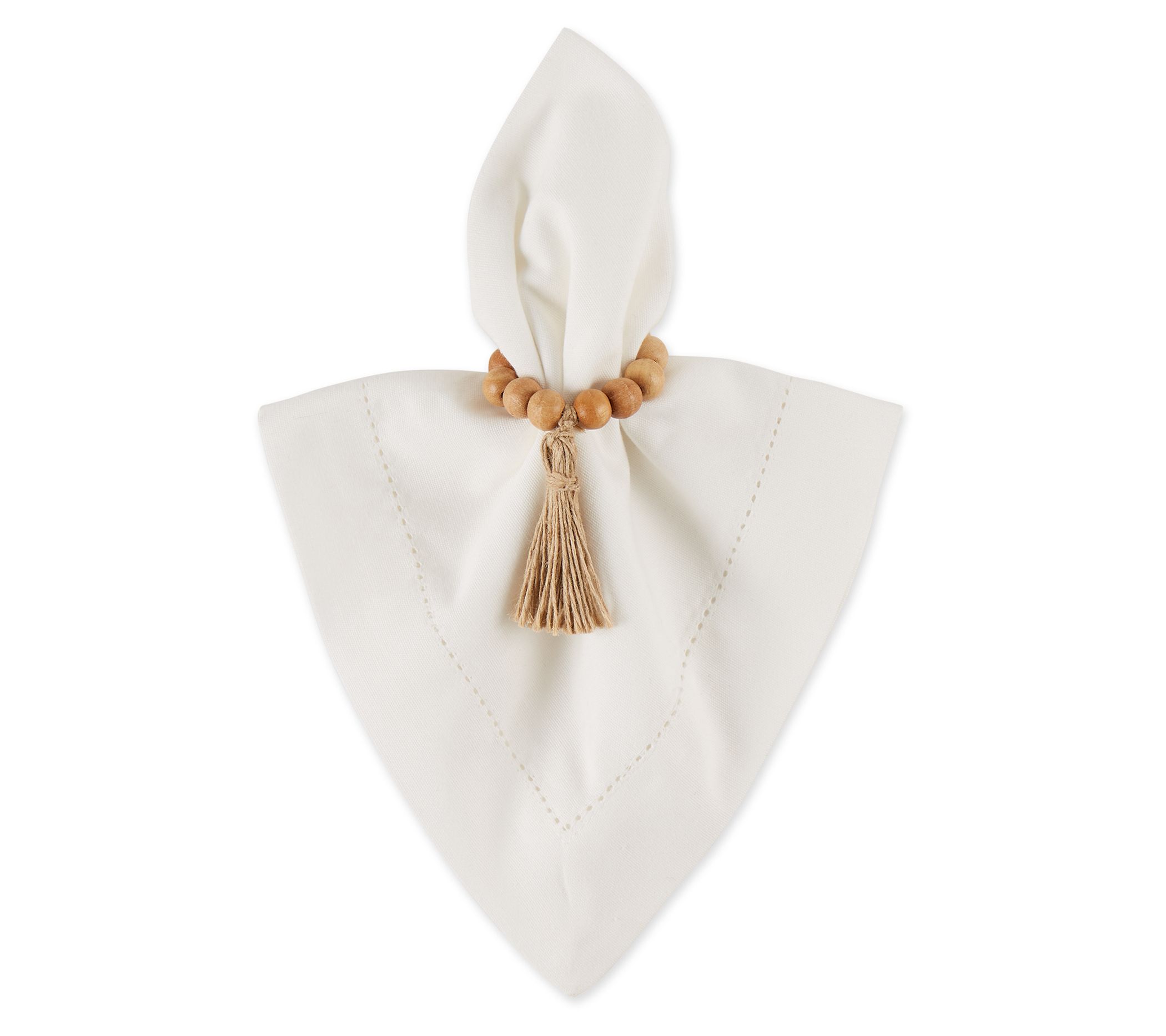 Design Imports Set of 6 Tassel Napkin Rings
