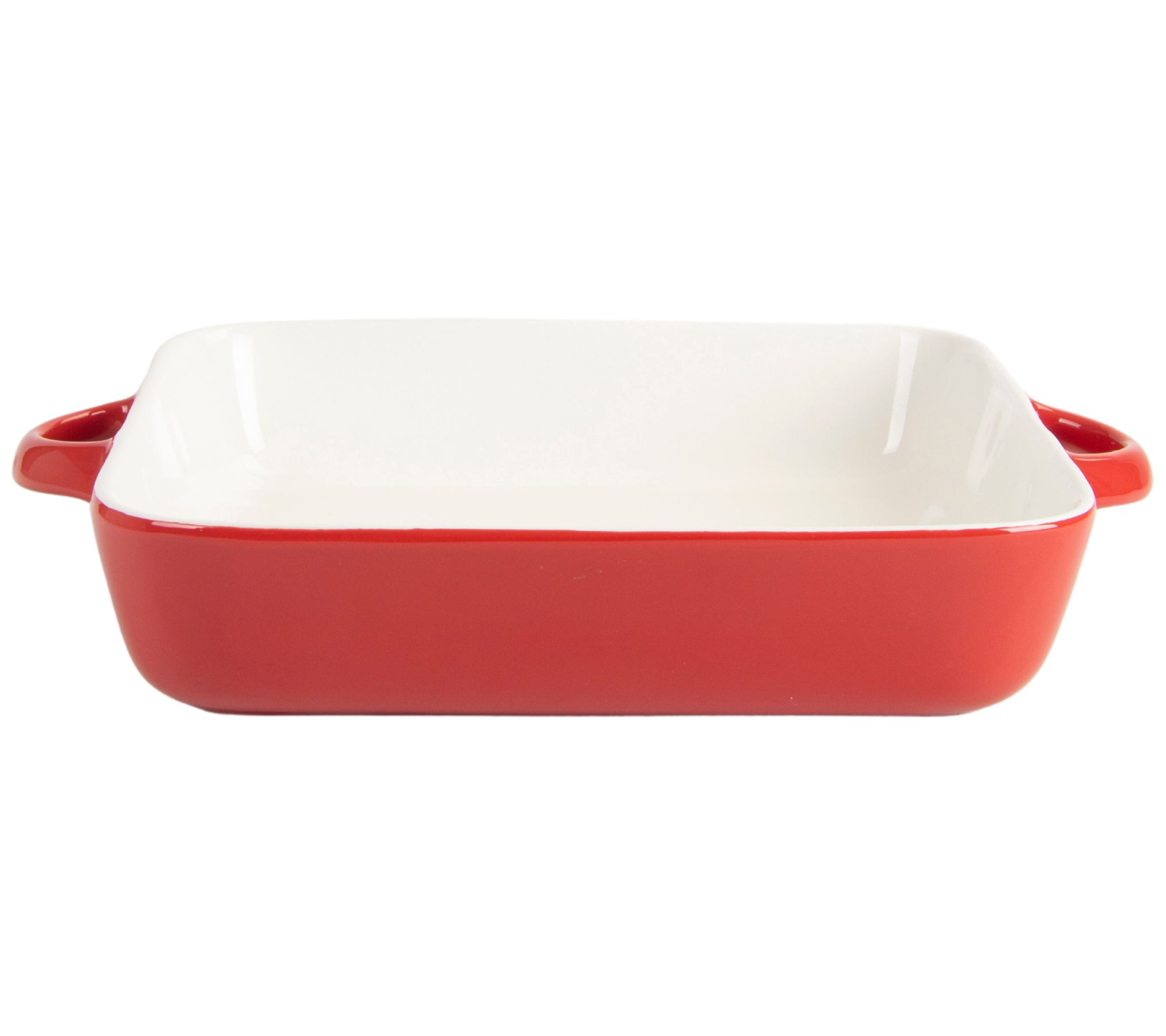 Ayesha Curry Ceramics Casserole Dish/Casserole Pan with Lid - 2.5 Quart,  Sienna Red