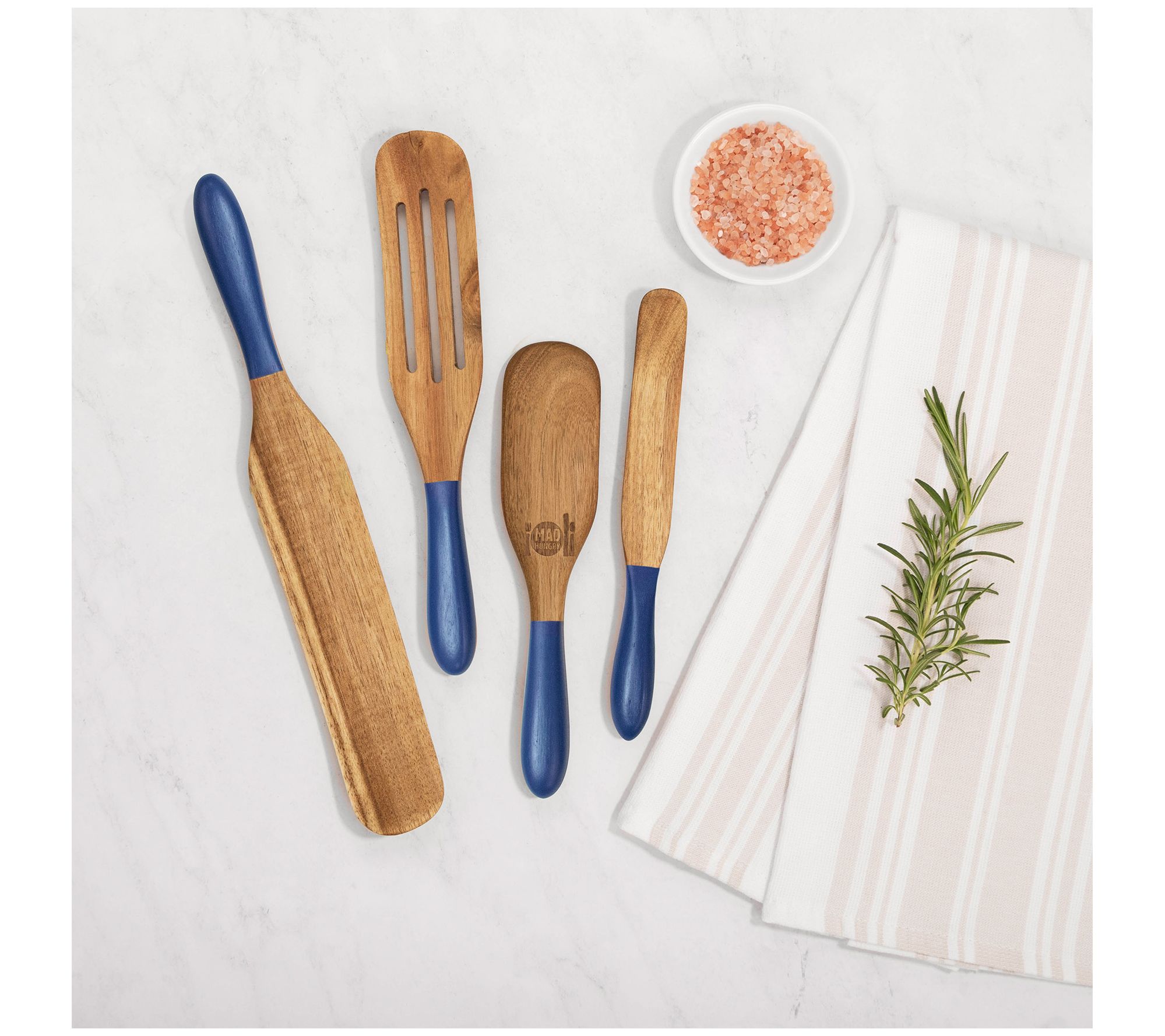 Mad Hungry 3-Piece Acacia Wood Measuring Spoon Set 