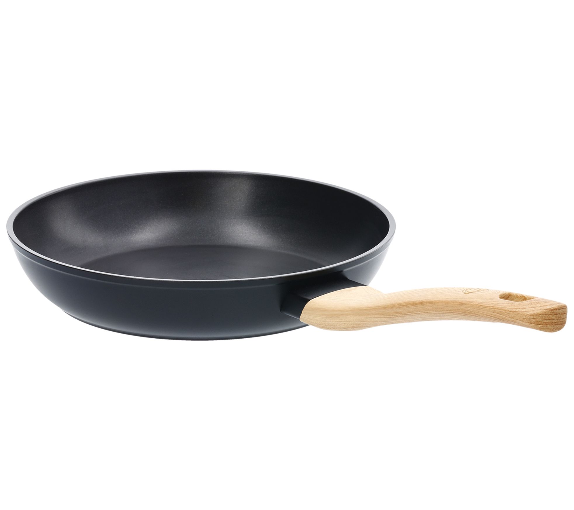 Stone Coated Black W Spots Nonstick Frying Pan with Lid -10 Inch
