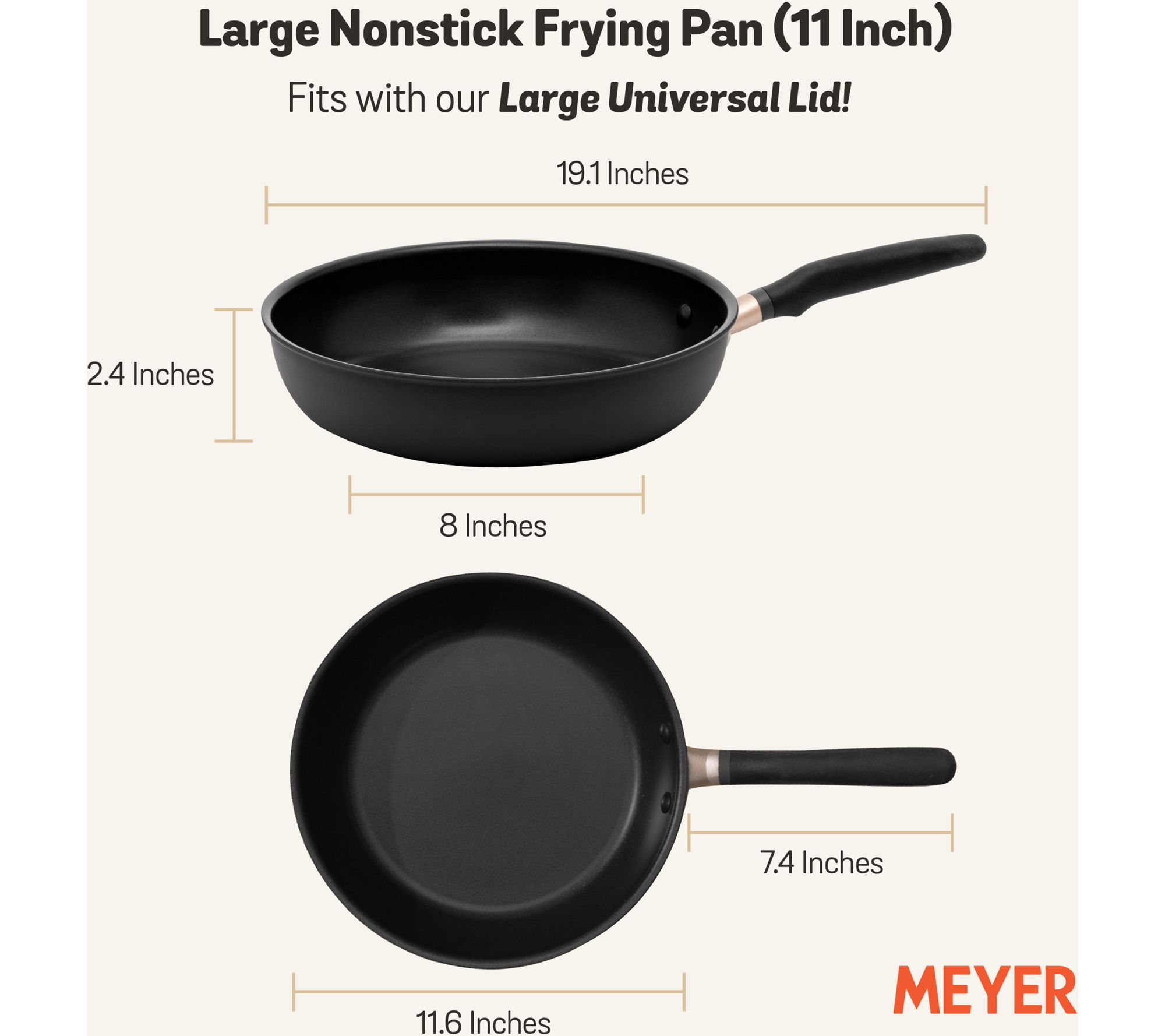 Non Stick Fry Pan Large 11