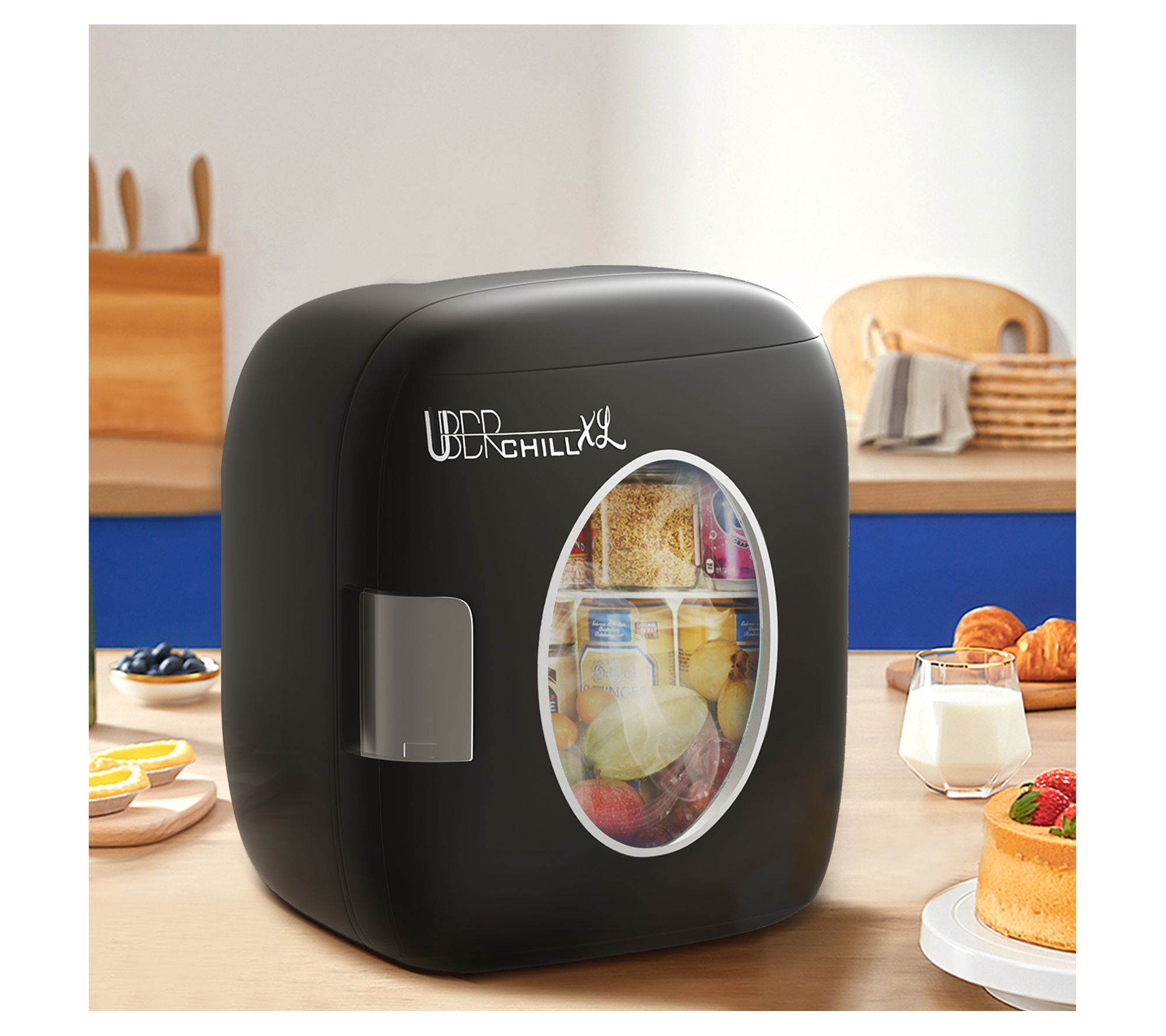 Uber Appliance 12Can Portable Mini Fridge Cooler & Warmer