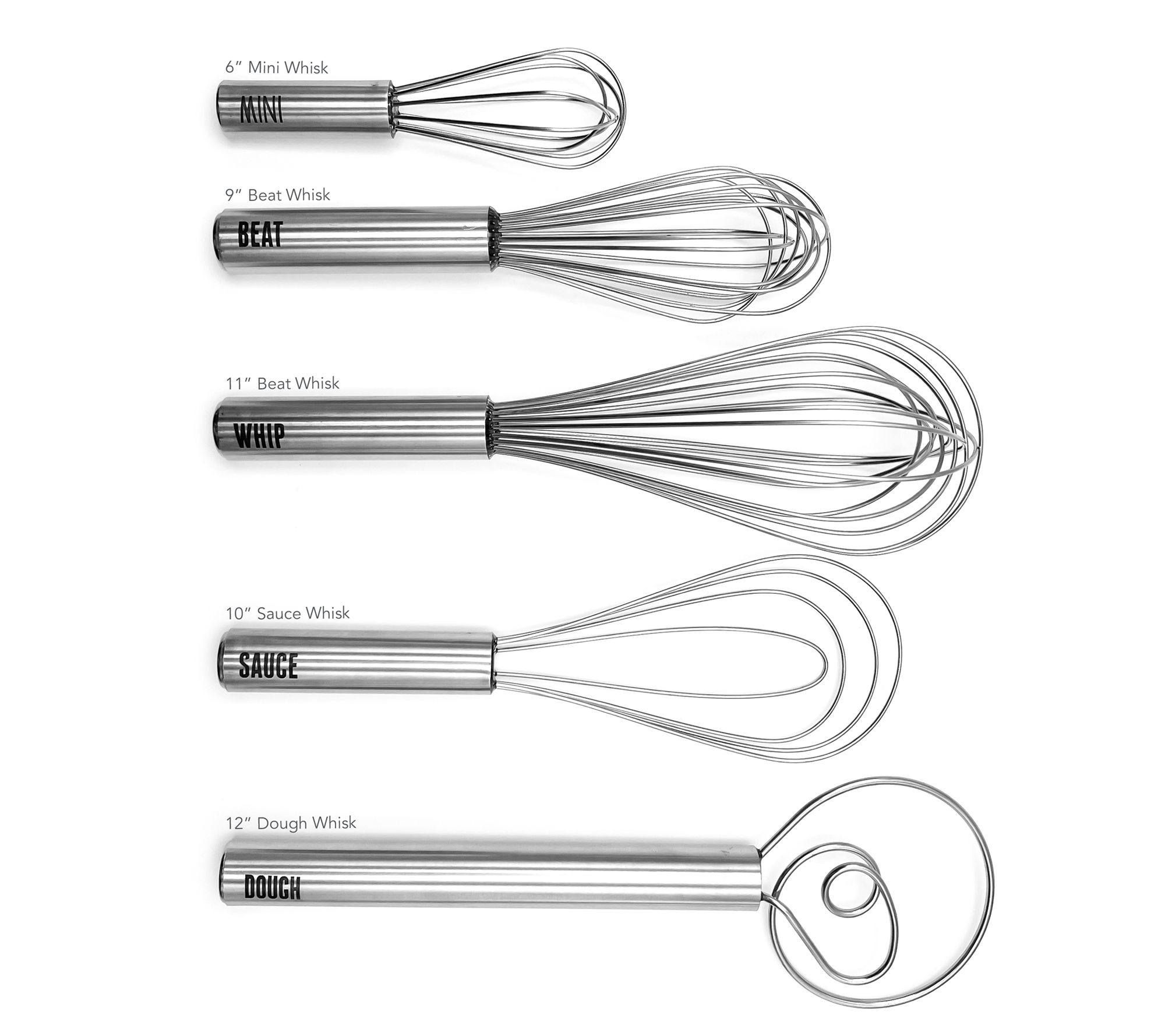Tovolo Stainless Steel 6 Mini Whisk Silver
