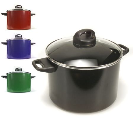 Cooksessentials Hardcoat Enamel Non Stick 10qt Stock Pot Qvc Com