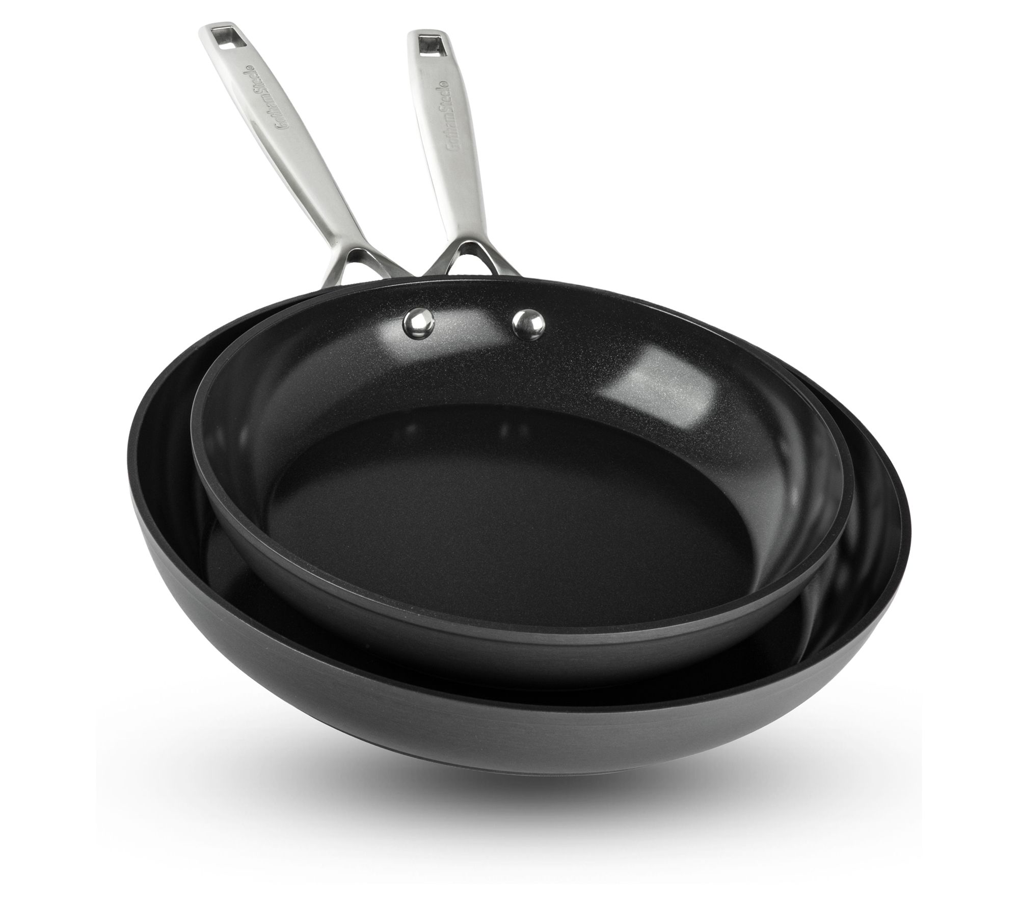 Gotham Steel Pro 2X Ultra Nonstick 10'' and 12' ' Fry Pan Set