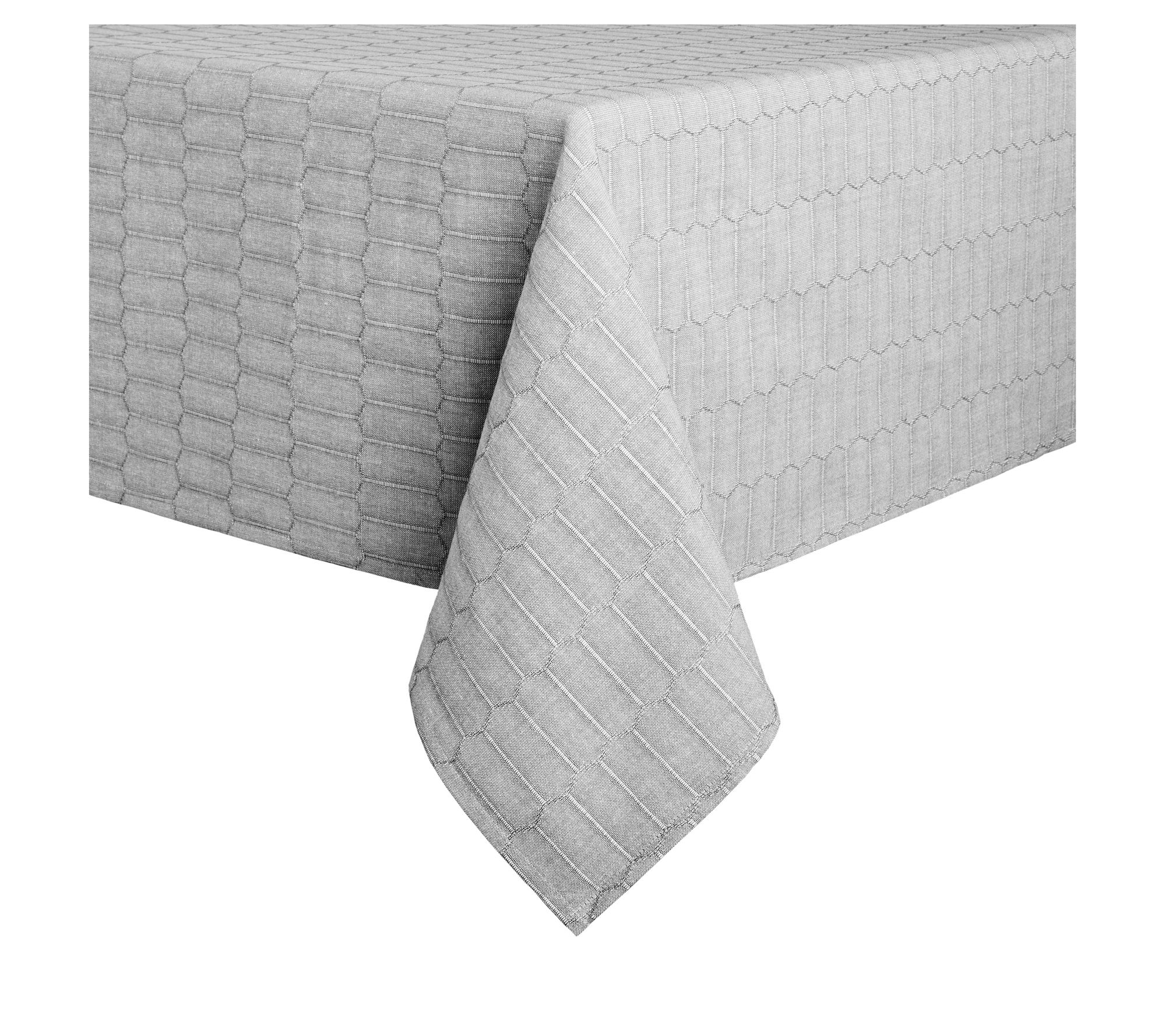 Martha Stewart Honeycomb Modern Farmhouse 60"x84" Tablecloth