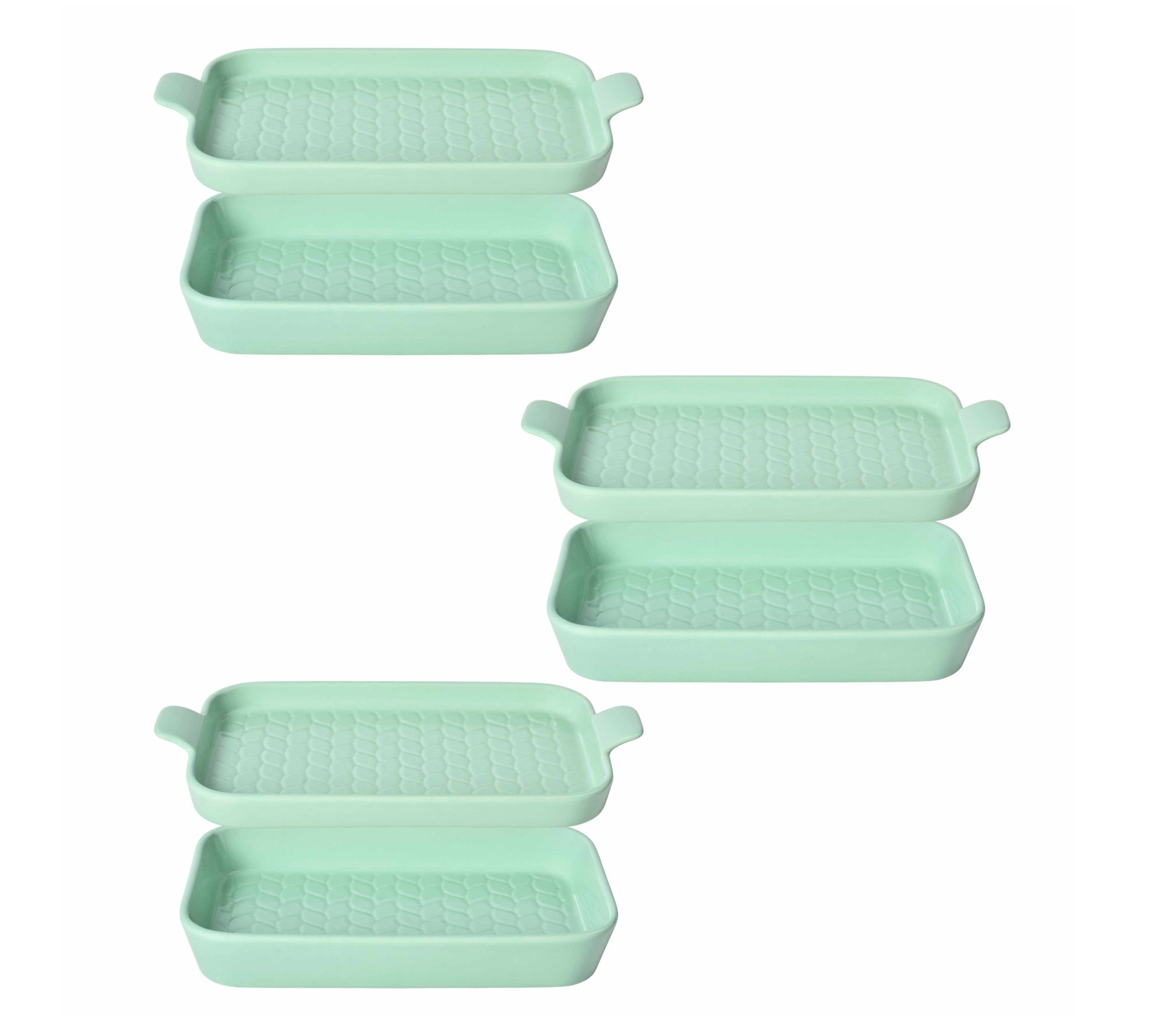 Temp-tations Carved Willow Set of 3 Micro Bakers with Lid-its