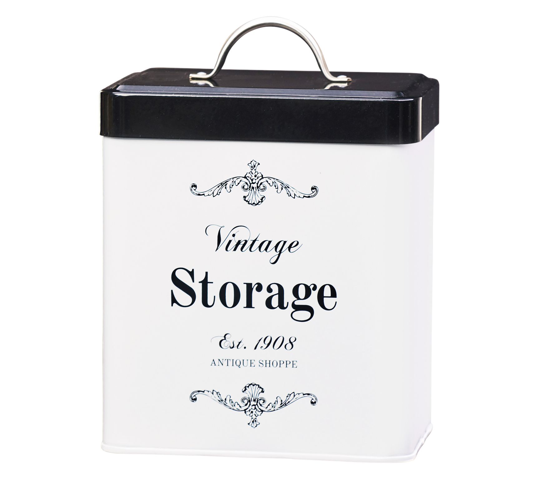 10 Strawberry Street Antique Shoppe Metal Canister