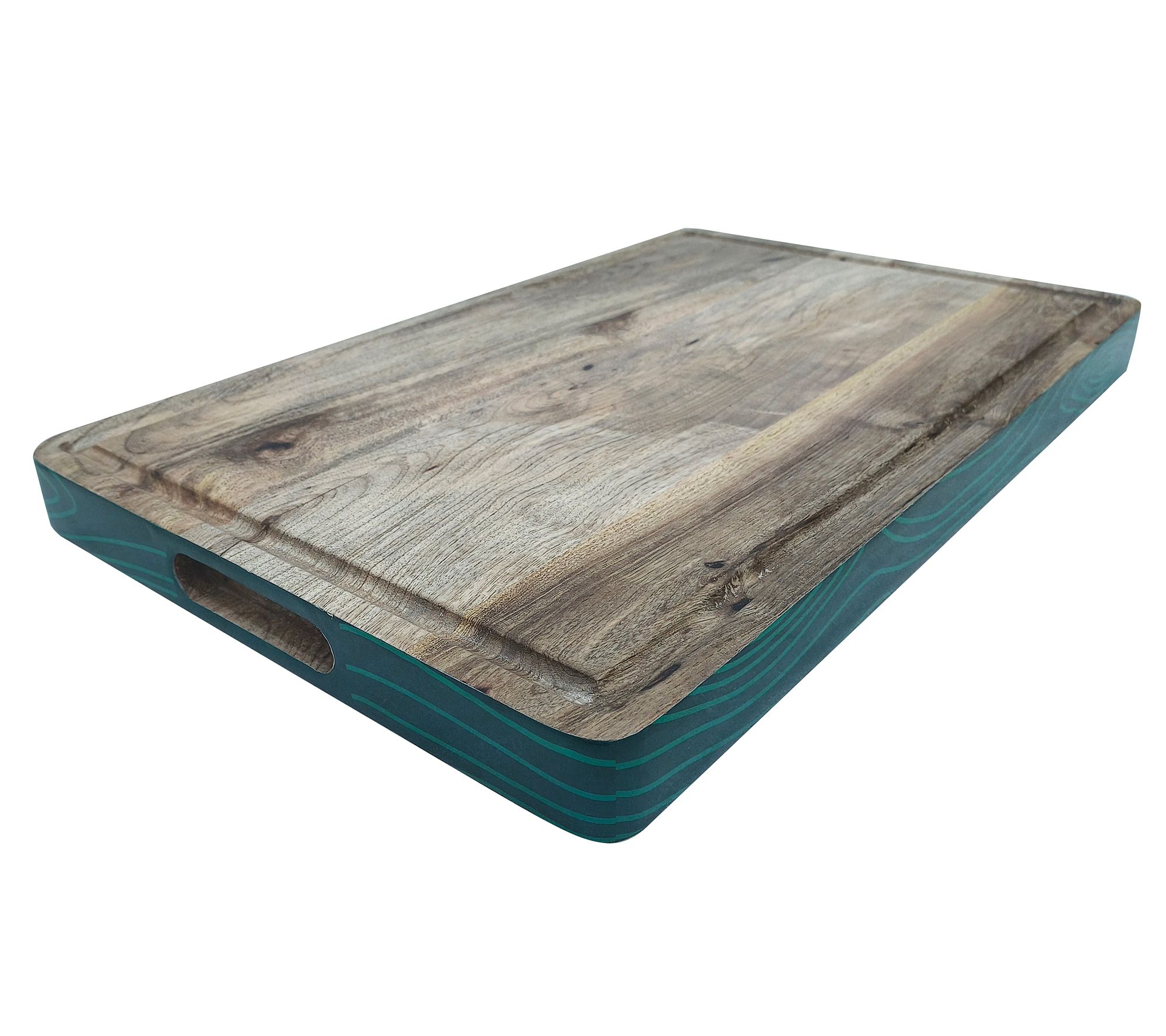 "As Is" Temp-tations Woodland 20" XL Mango Wood Cutting Board