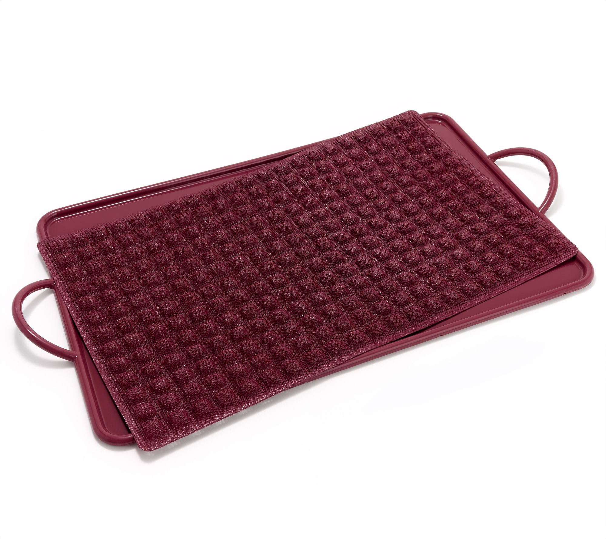 "As Is" Technique 2-Pc Silicone Baking Board with Crisping Matt