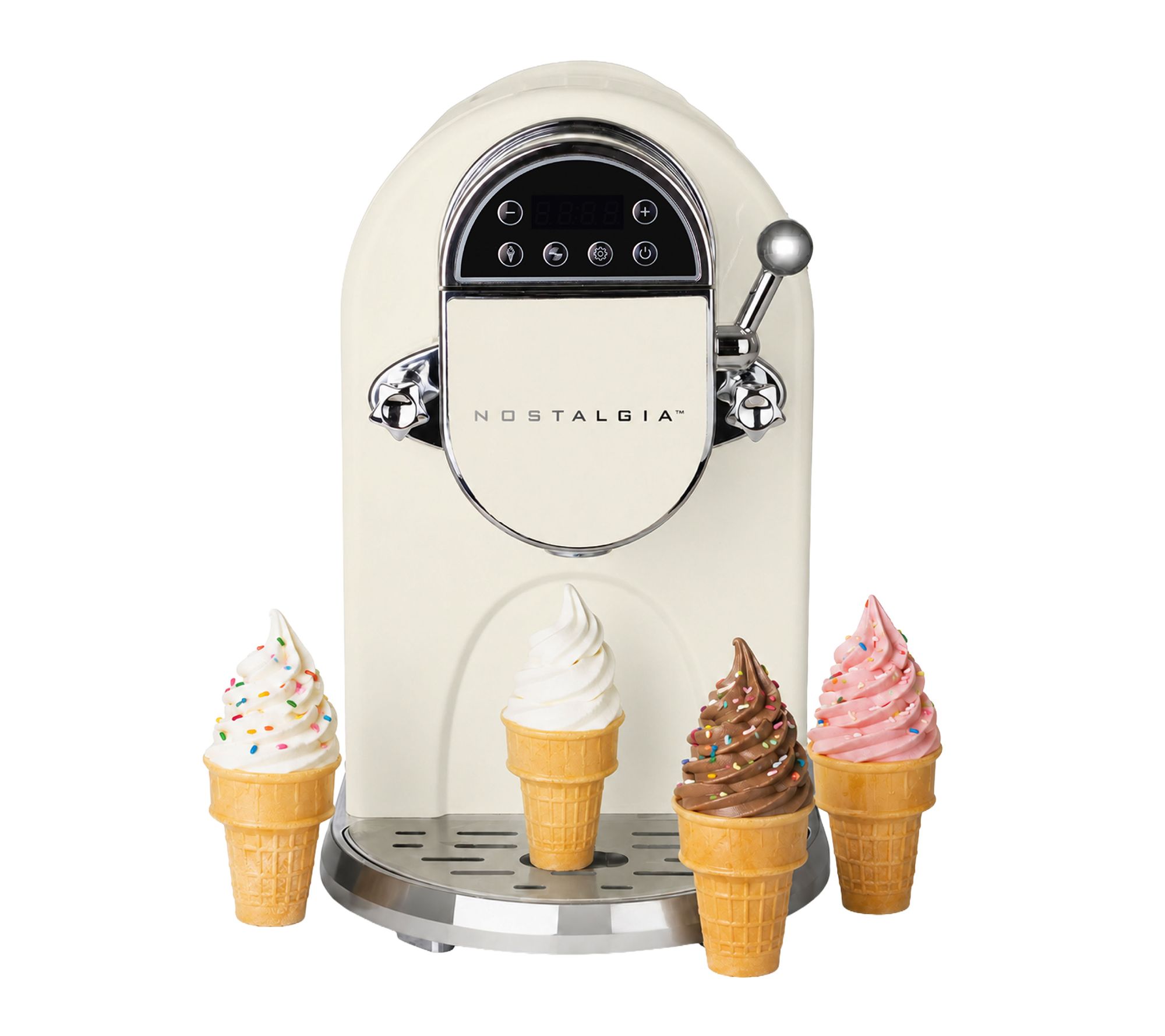 Nostalgia 1.5 Qt Soft Serve Ice Cream Machine