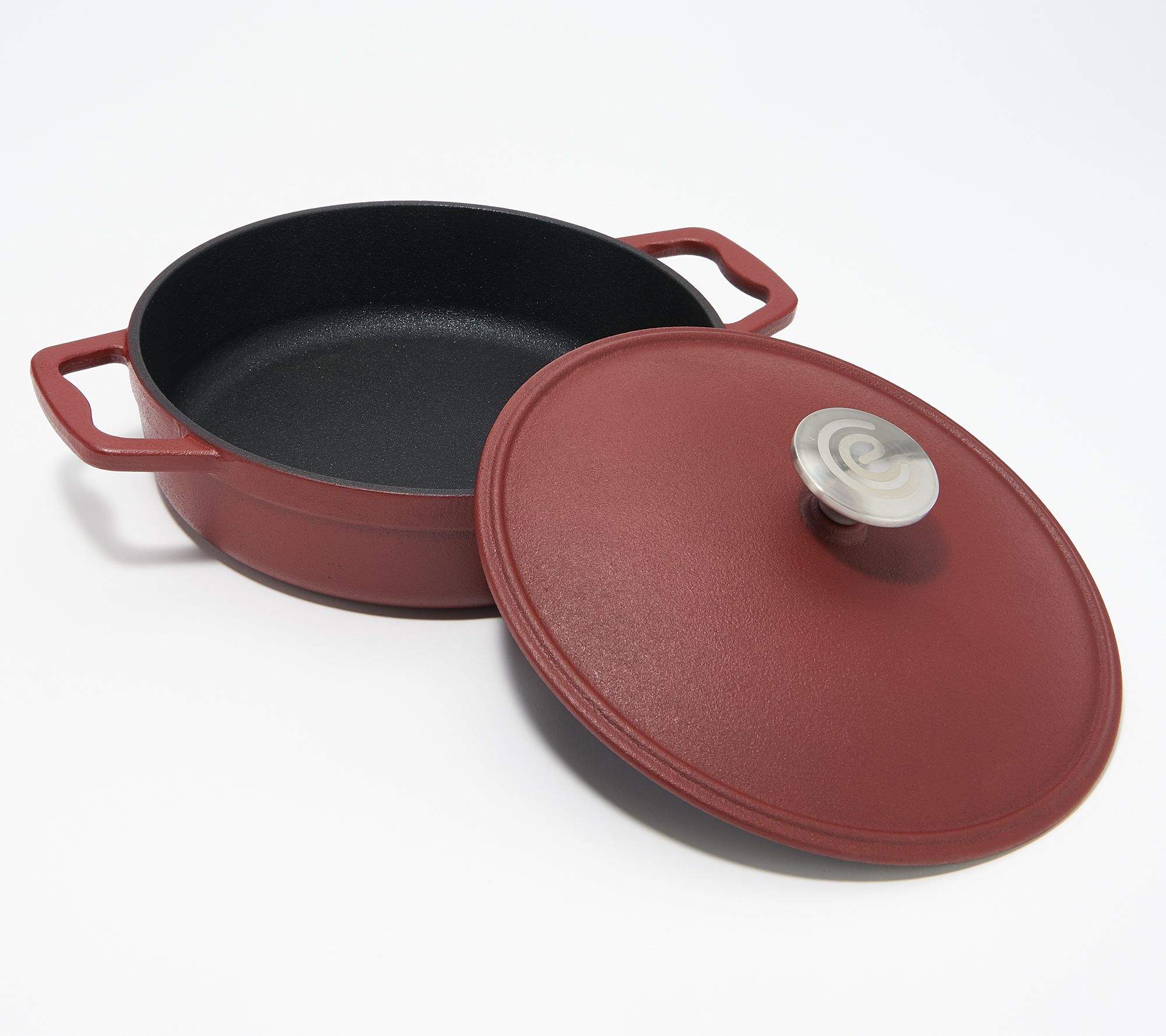 Cook's Essentials Cast-Iron Elite 10 Pie Pan with Lifter