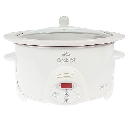 Crock-Pot Smart-Pot 4 Quart Silver Digital Slow Cooker 