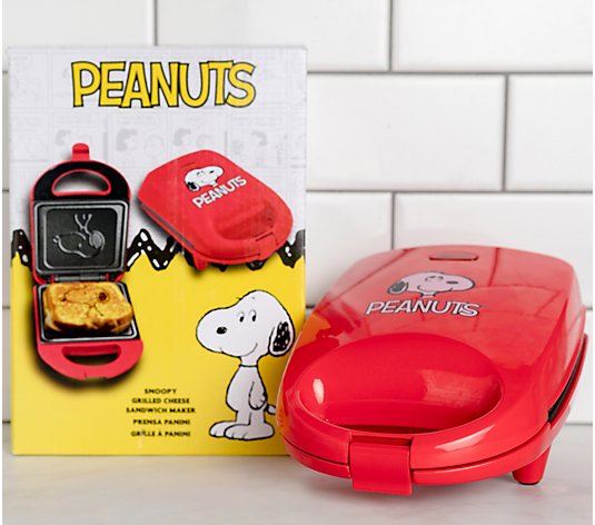 Uncanny Brands Peanuts Snoopy Single Grilled Ch eese Maker 