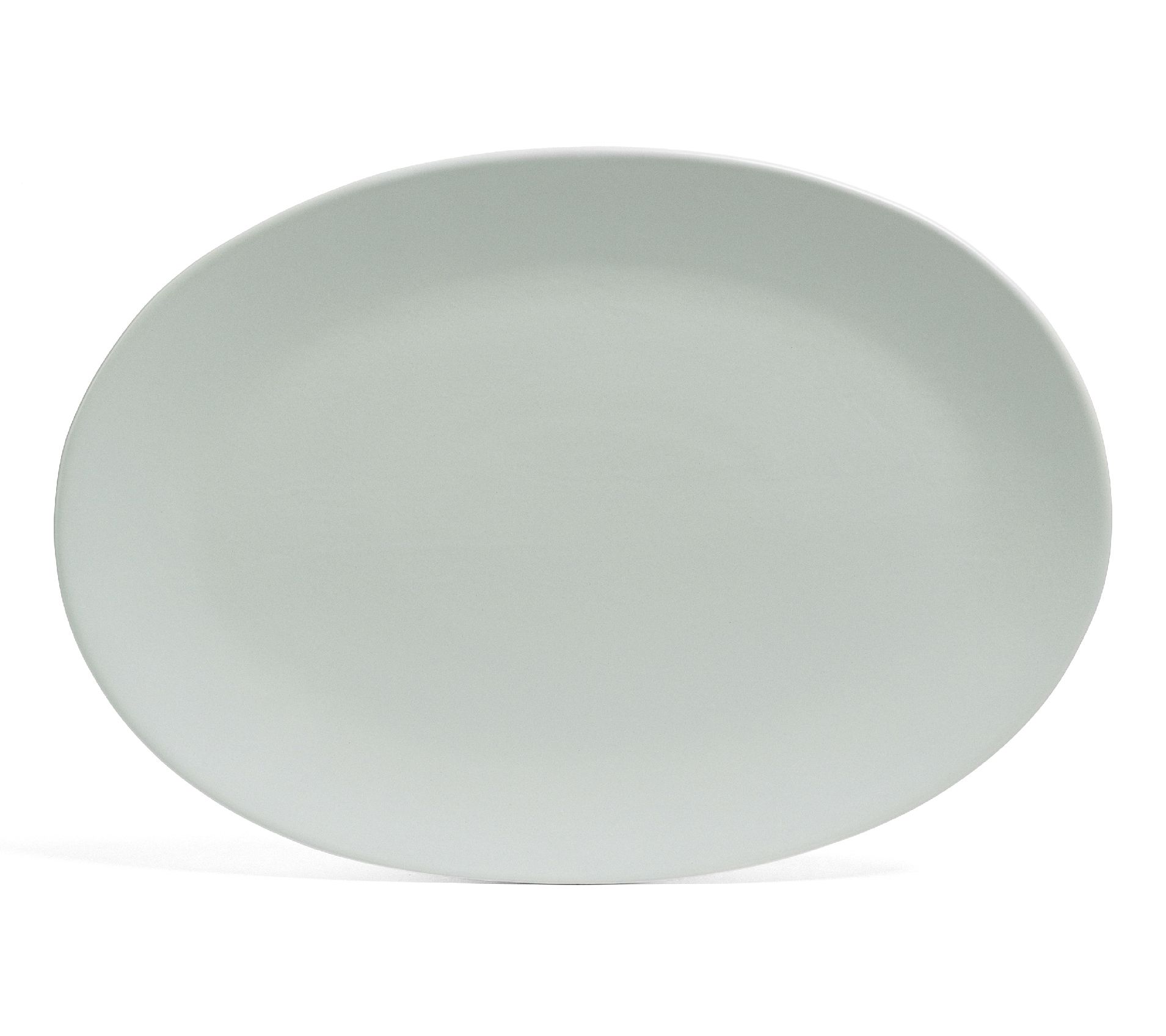 over&back Coupe Semi Matte Stoneware Oval Serving Platter