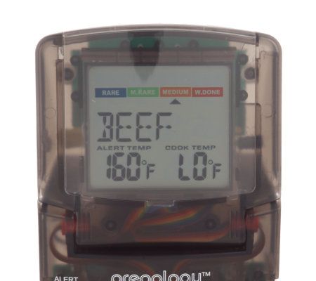 Bios Pre-Programmed Cooking Thermometer and Timer Gray