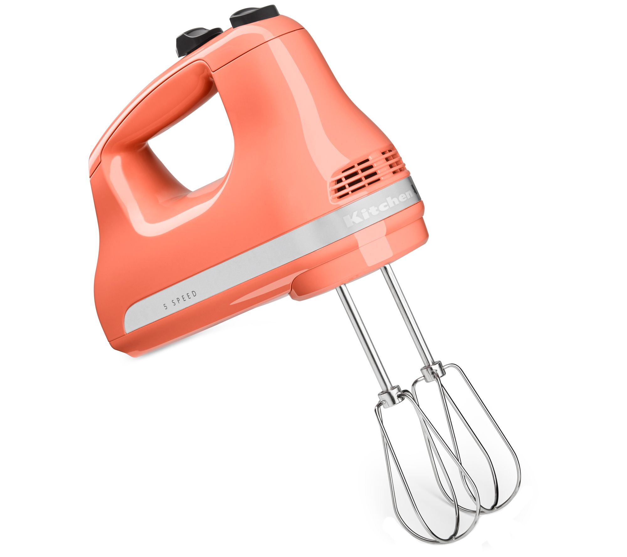 KitchenAid 5-Speed Ultra Power Hand Mixer w/ Pro Wire Whisk on QVC