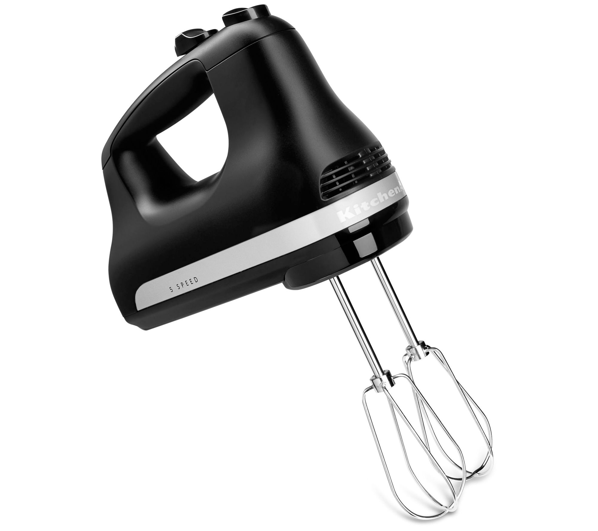 KitchenAid 9-speed Digital Hand Mixer w/ Wire Whisk & Blender Rod on QVC 