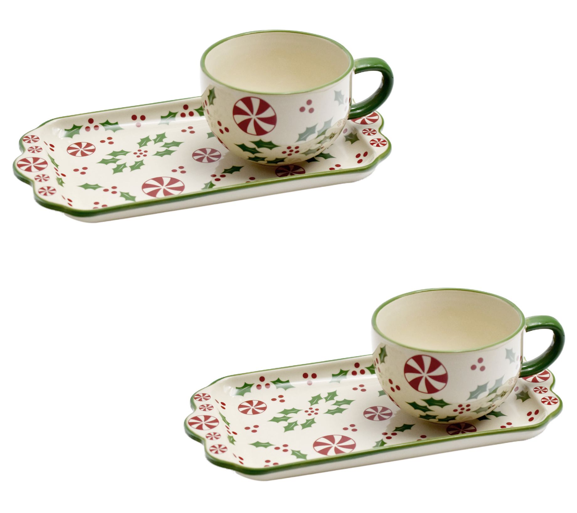 "As Is" Temp- tations Special Ed. Seasonal Set of (2) 18oz Soup & Sandwich