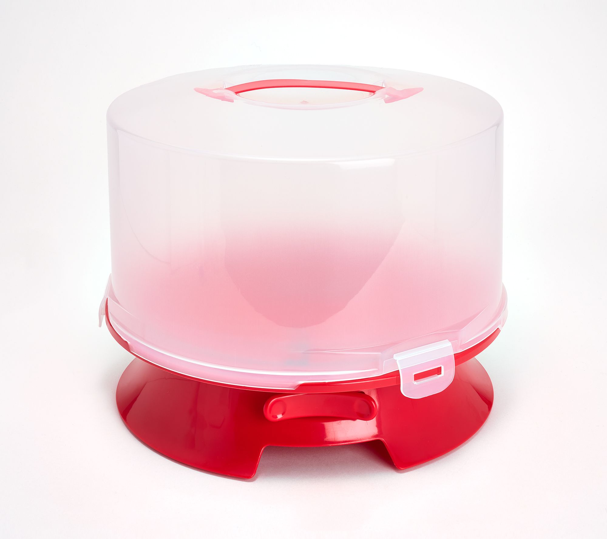 "As Is" Prepology Rotating Cake Stand with Carry Lid