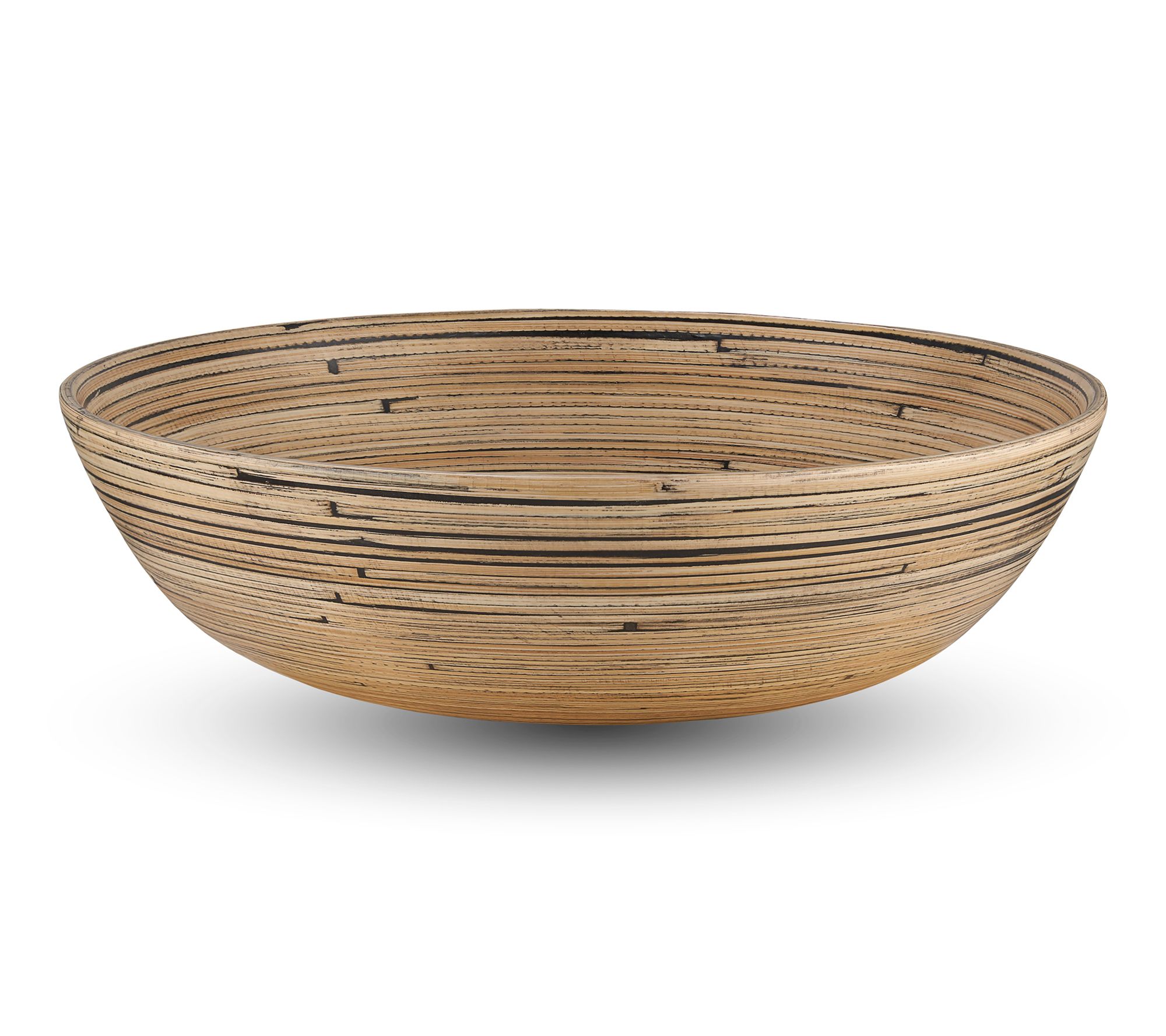 Lexa Bamboo Salad Bowl, 12 Inch