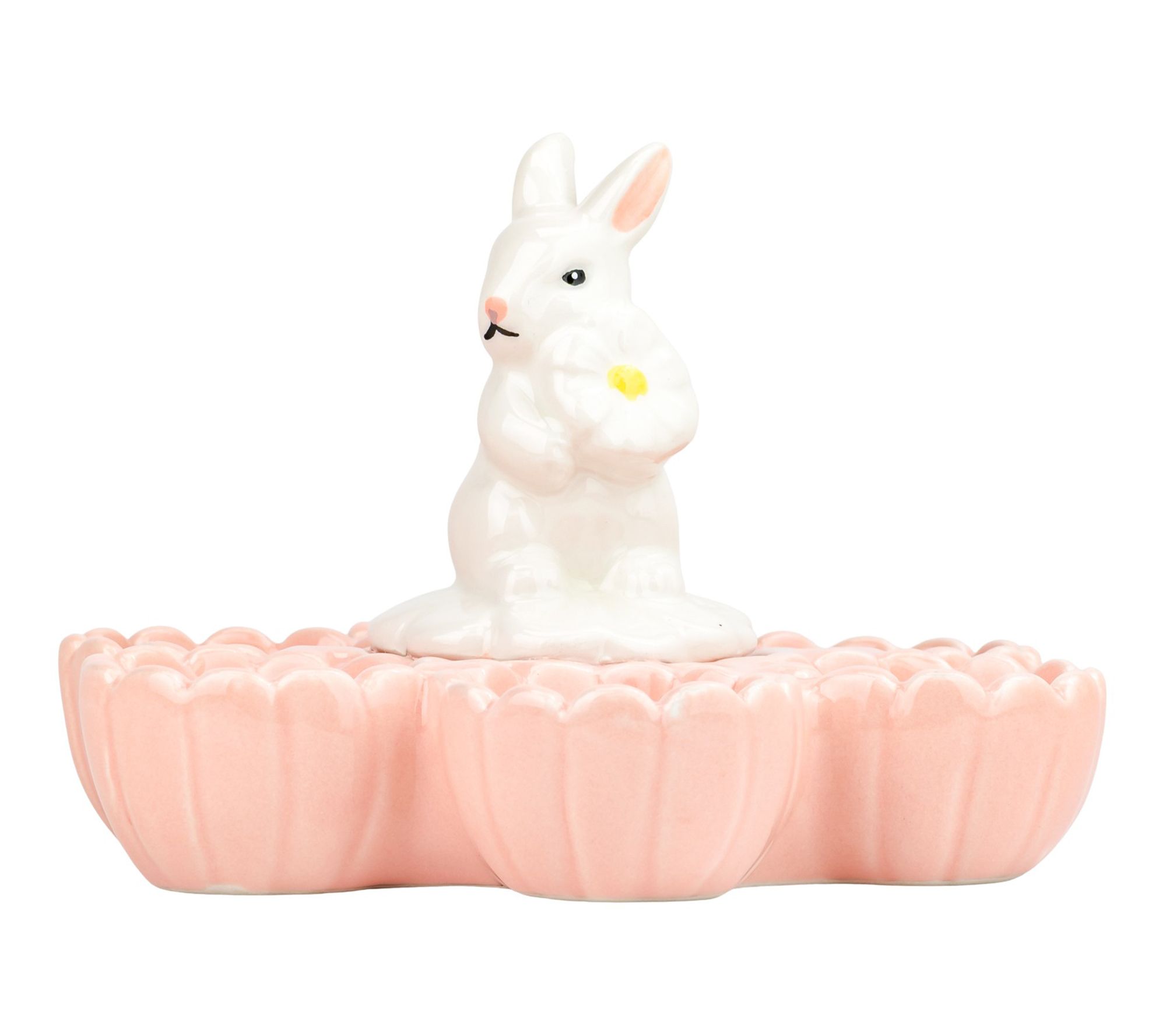 10 Strawberry Street Blossom Bunny Garden Egg Tray