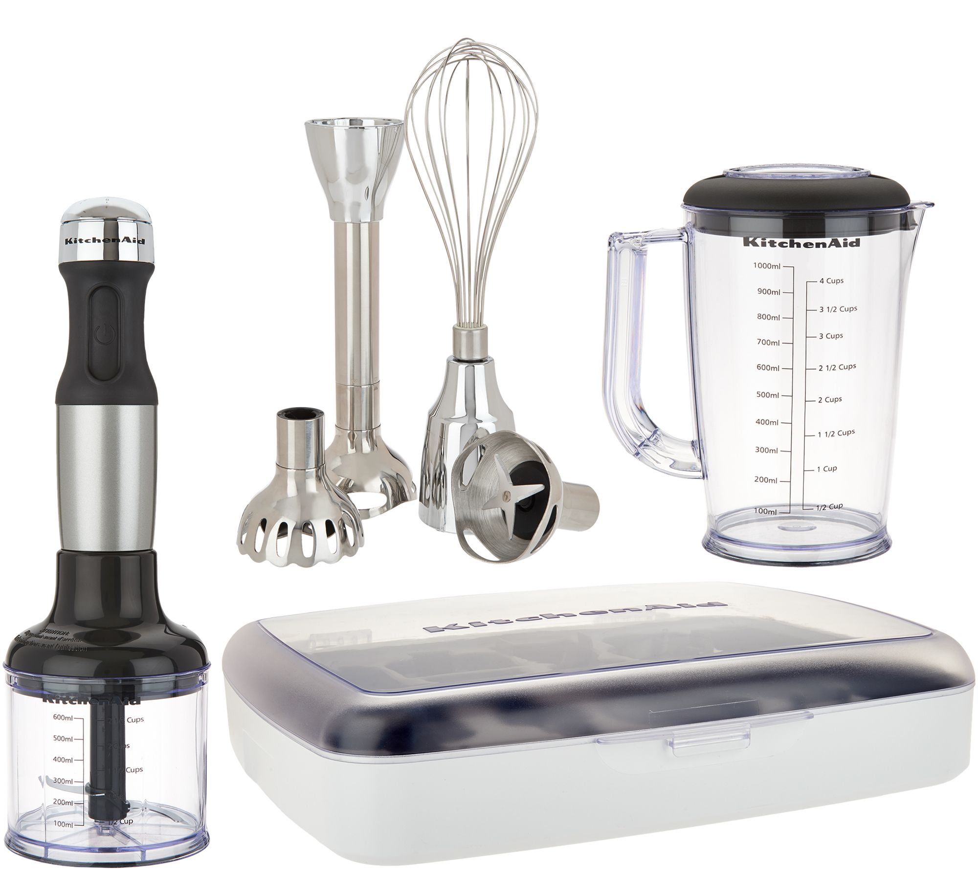 KitchenAid 5 Speed Immersion Blender w/ Case And QVC.com