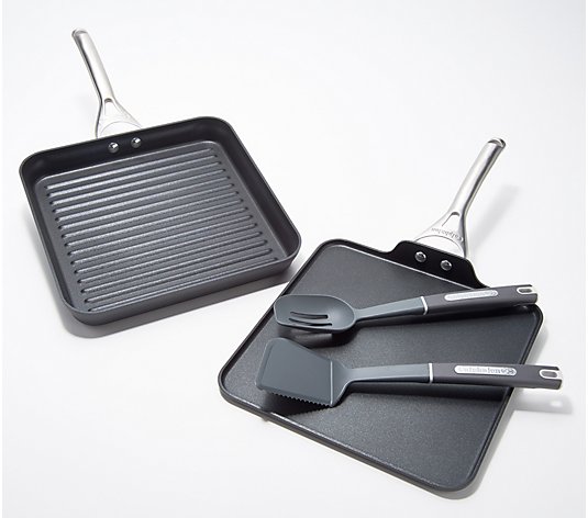 Calphalon Contemporary 4-pc Grill and Griddle Set with Tools 
