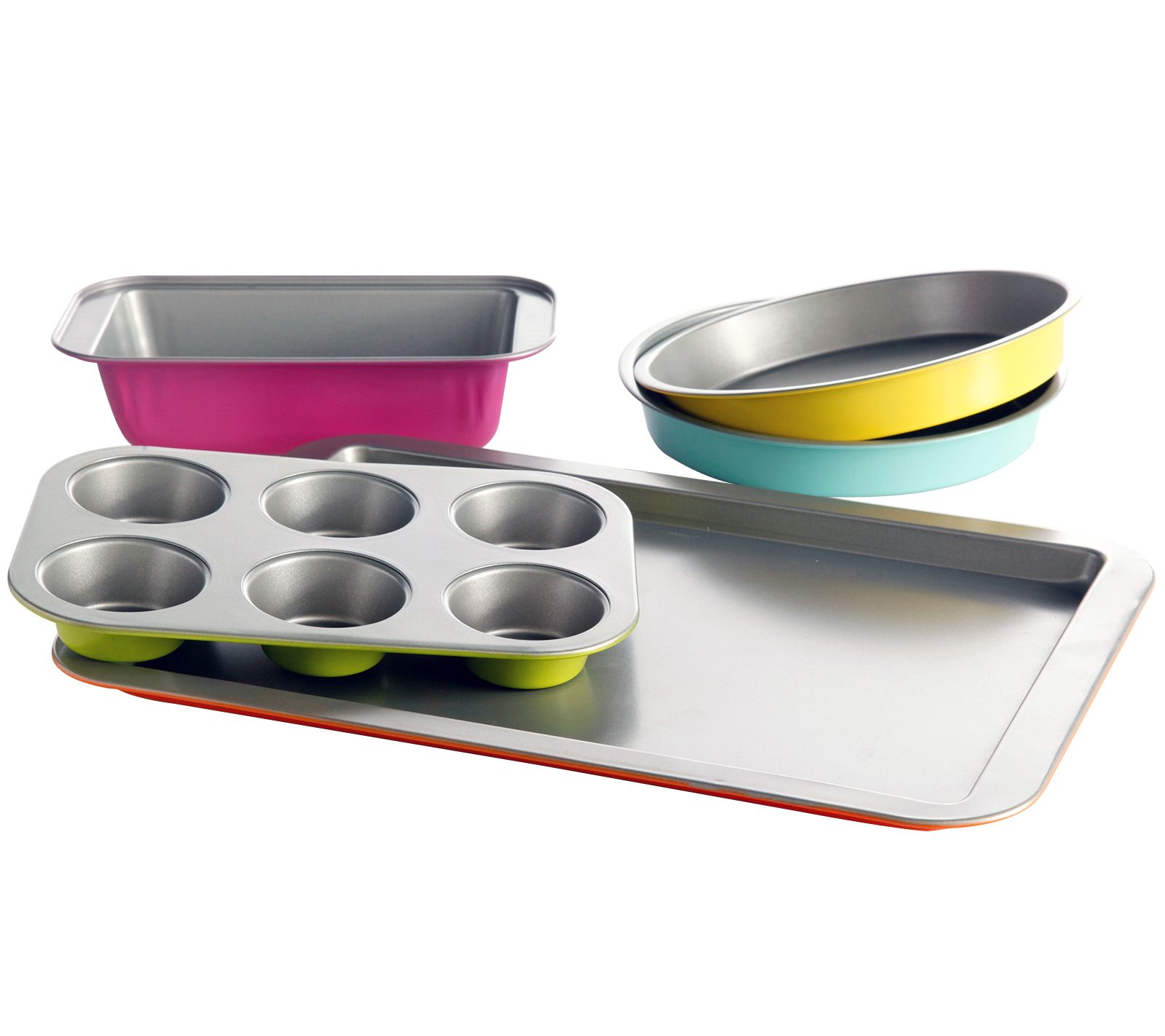 Stackable Baking Set of 5 Bakeware Pans, Bakeware Set, 5pc - Fry's