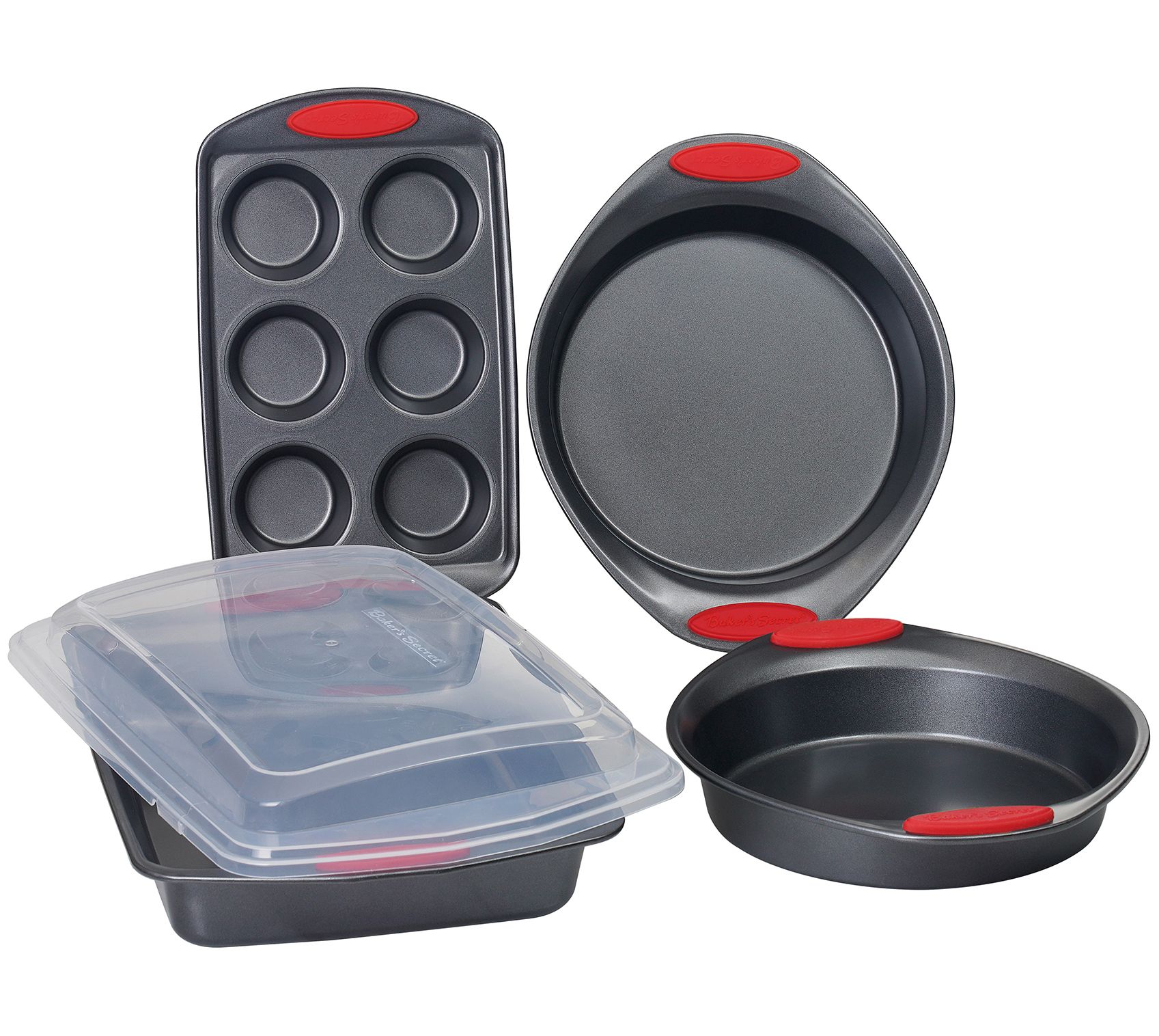 Anolon Advanced Nonstick 5-Piece Bakeware Set with Silicone Grips